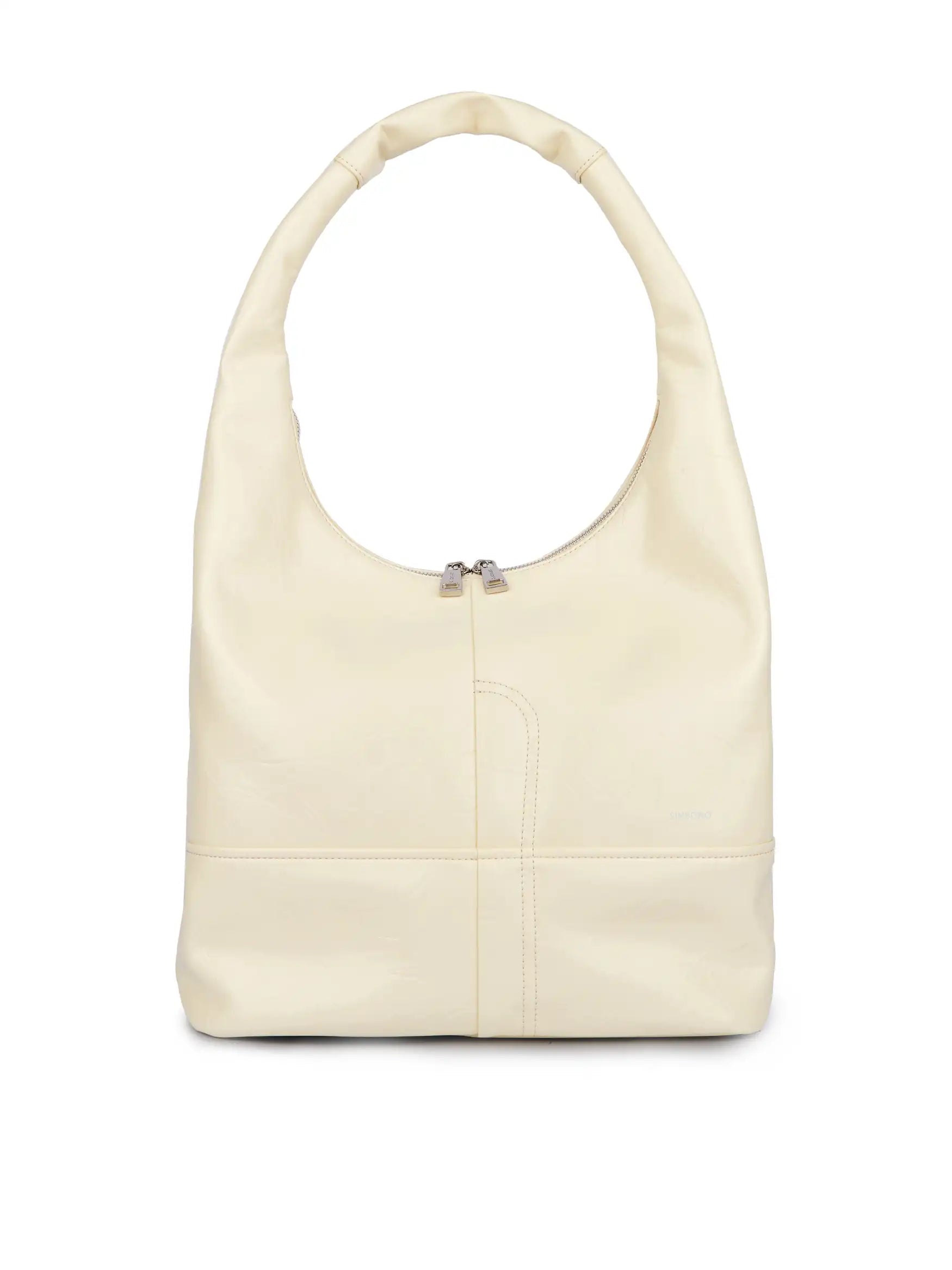 Berry Hobo Shoulder Bag - Ivory