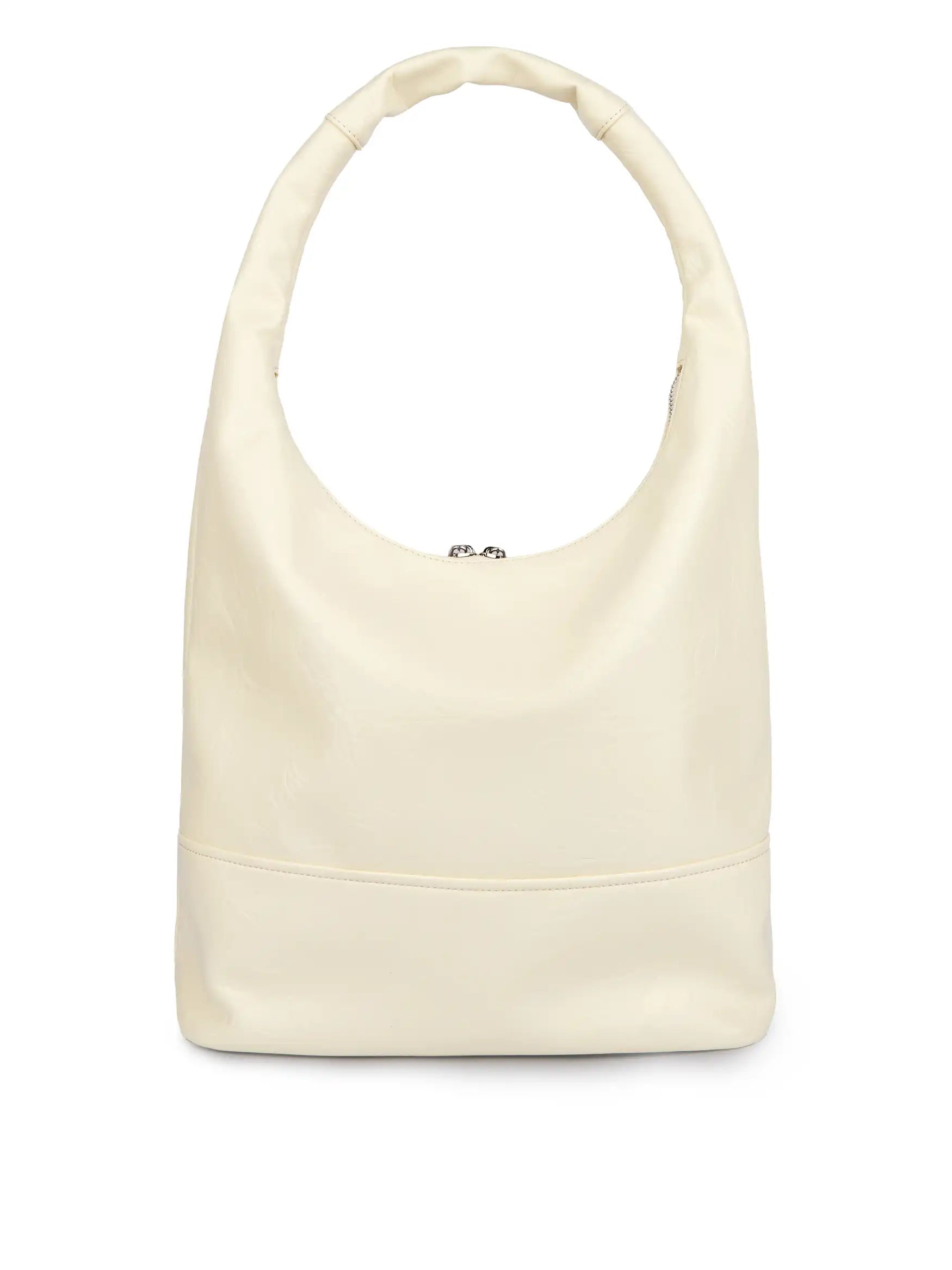 Berry Hobo Shoulder Bag - Ivory
