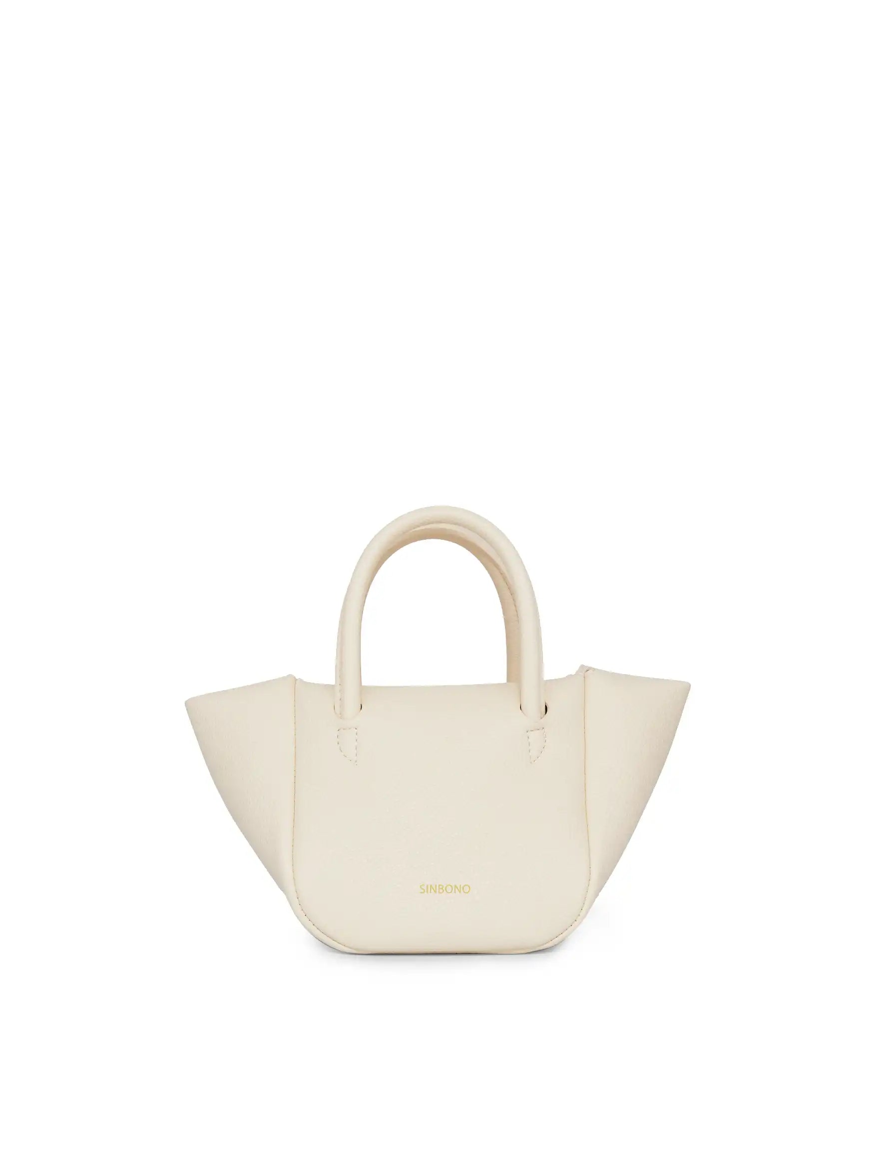 Selena Ruched Hobo Handle Crossbody Bag - Ivory