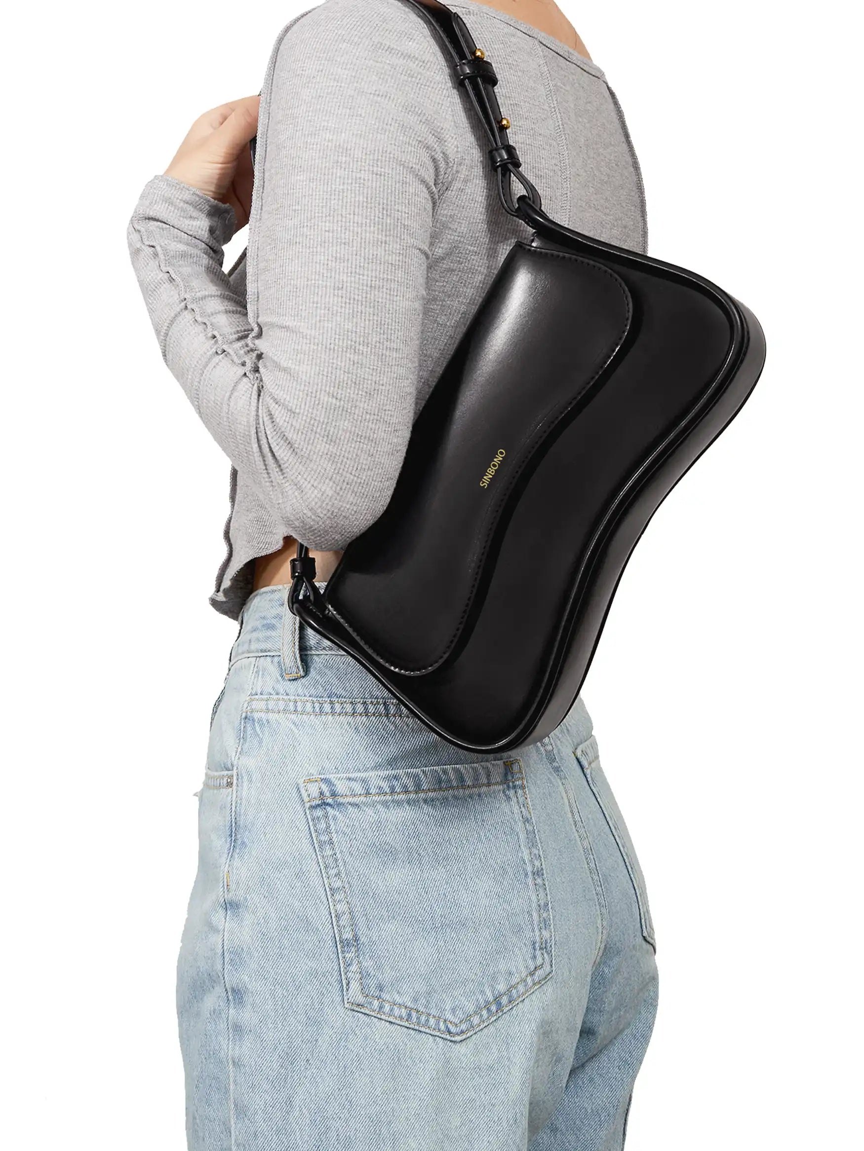 Zoe Shoulder Bag - Black