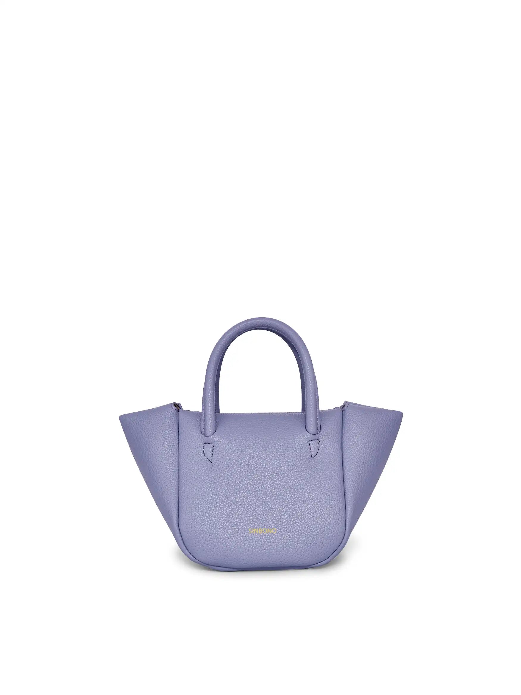 Selena Ruched Hobo Handle  Crossbody Bag - Purple