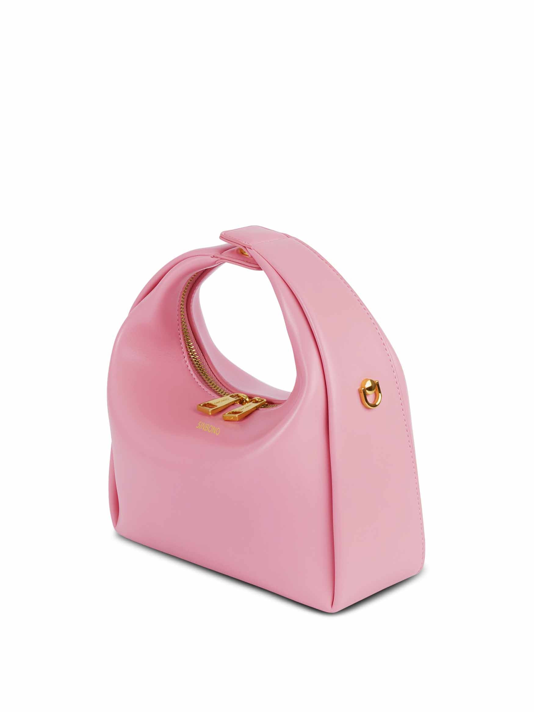 Medium Vienna Top Handle Crossbody Bag - Pink