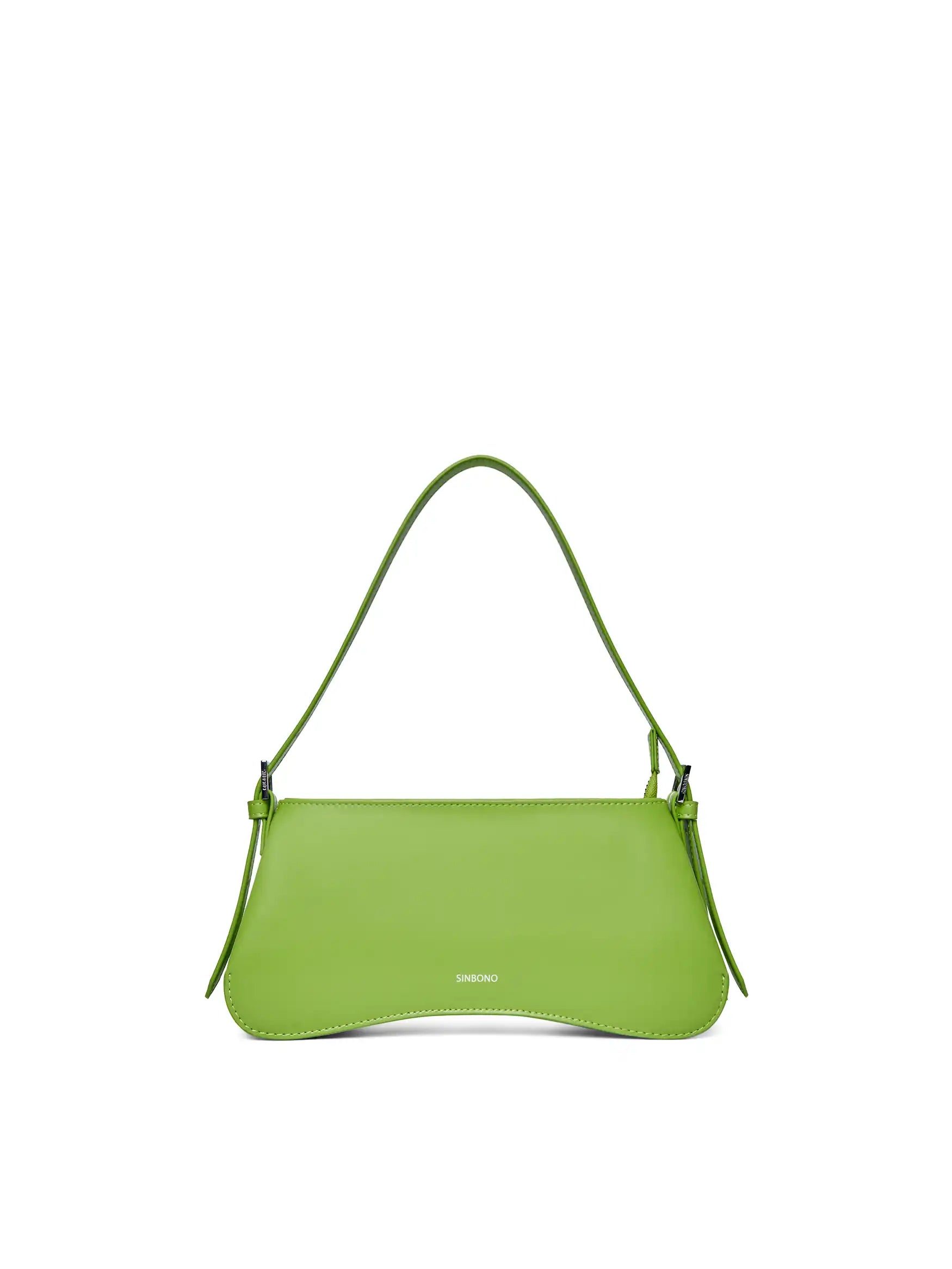 Eva Shoulder Bag  - Lime Green