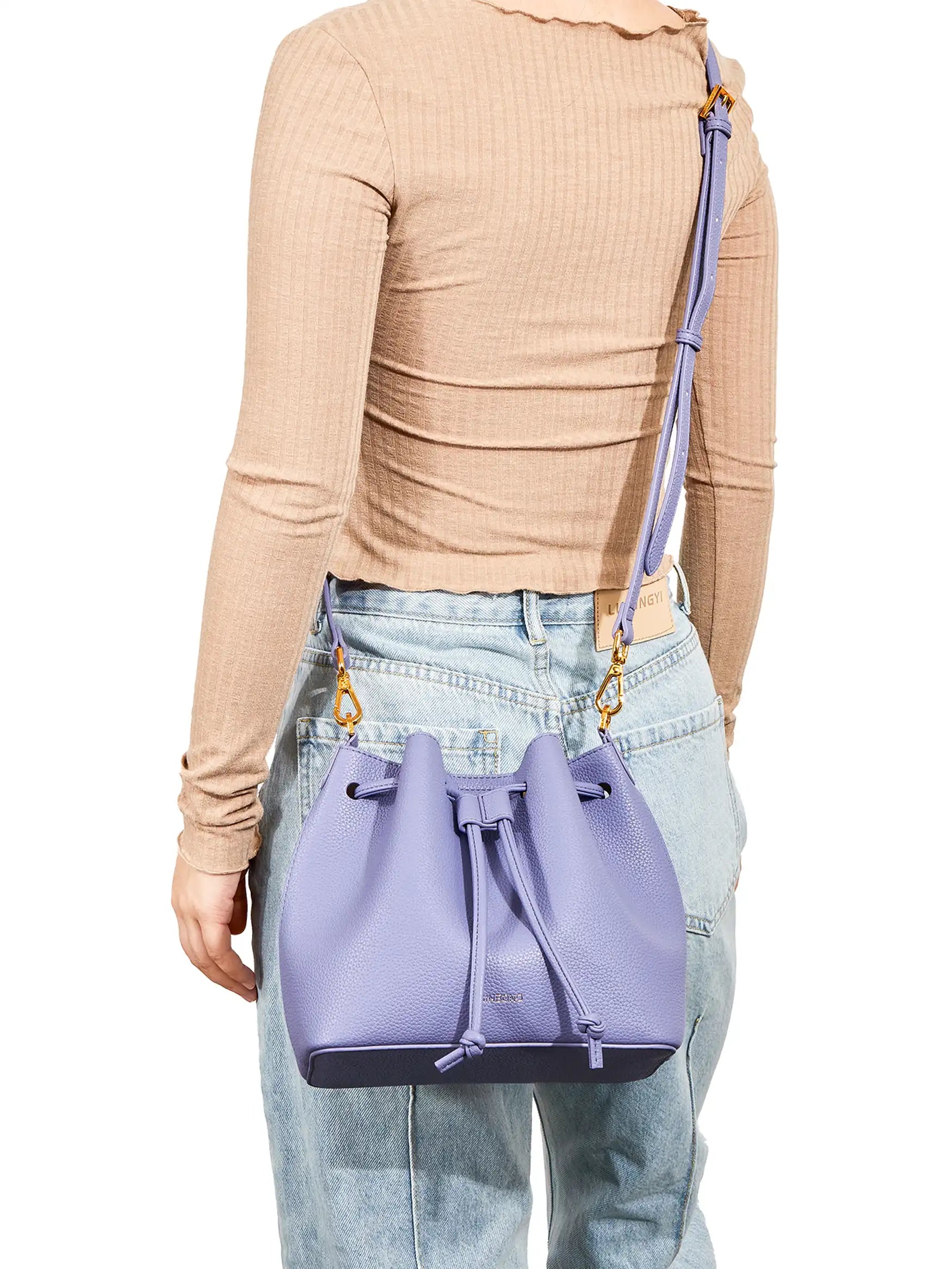 Kate Bucket Bag - Purple