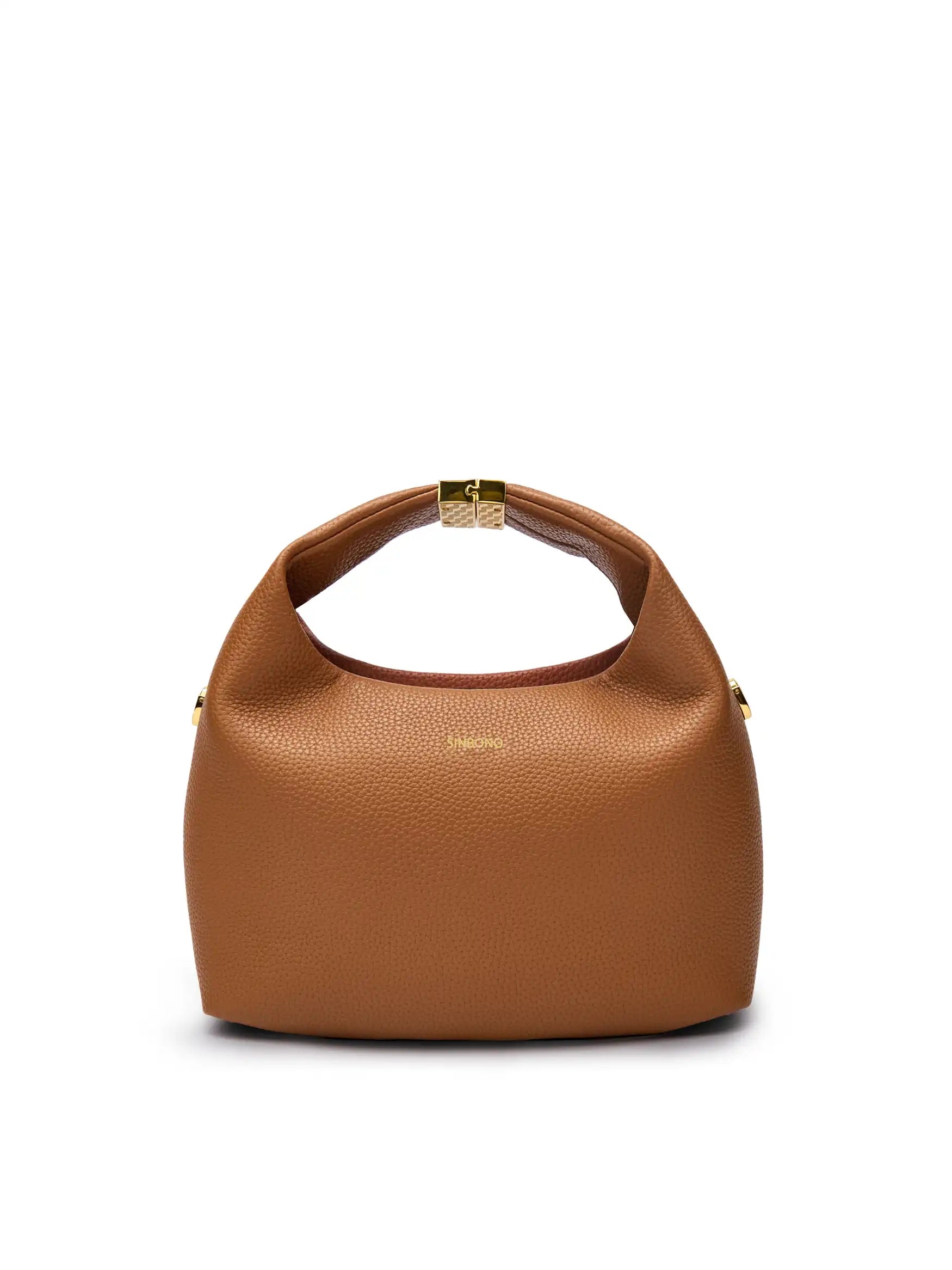 Vivienne Top Handle Crossbody Bag - Brown