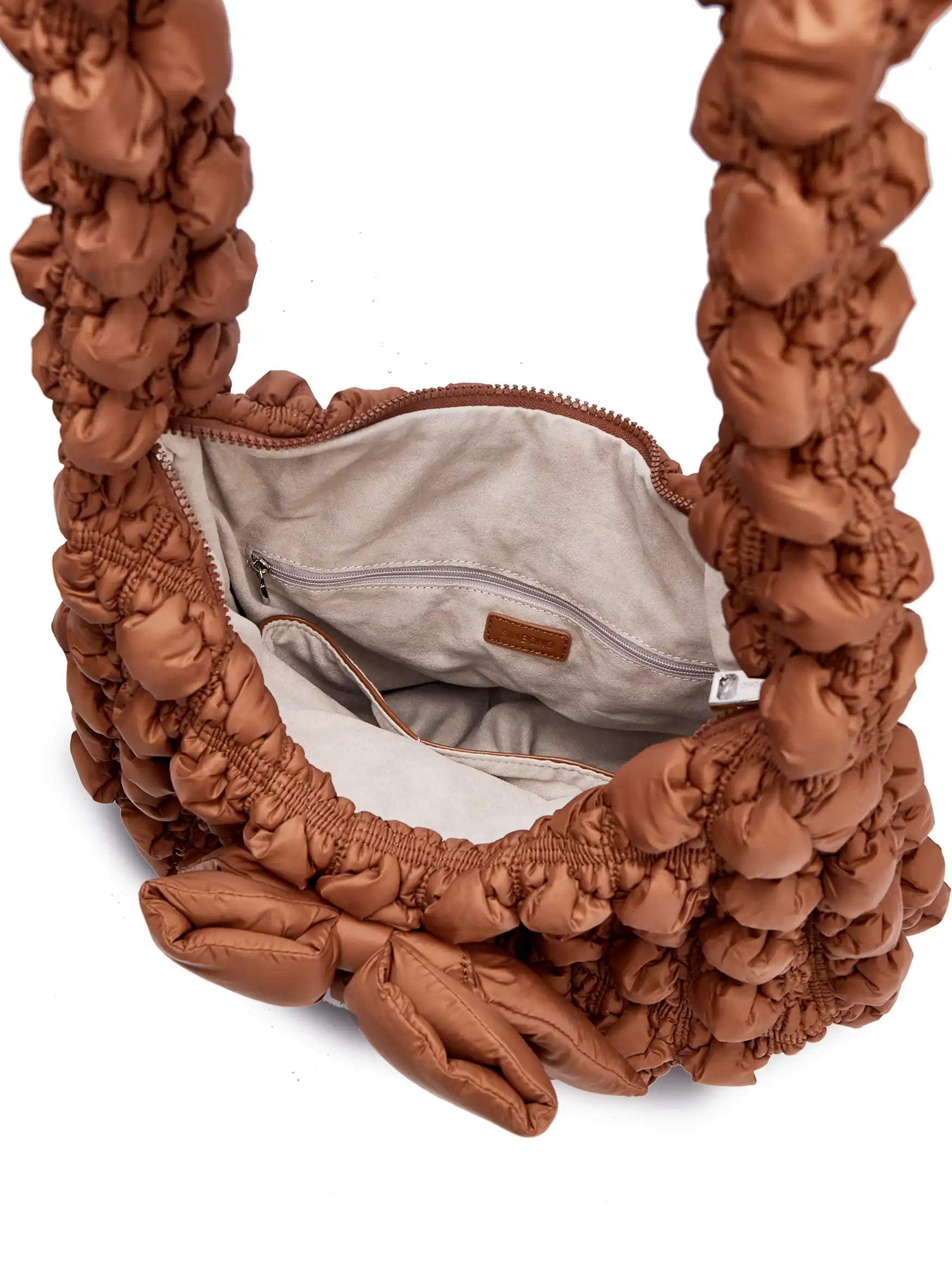 Ellie Shoulder Crossbody Bag - Brown