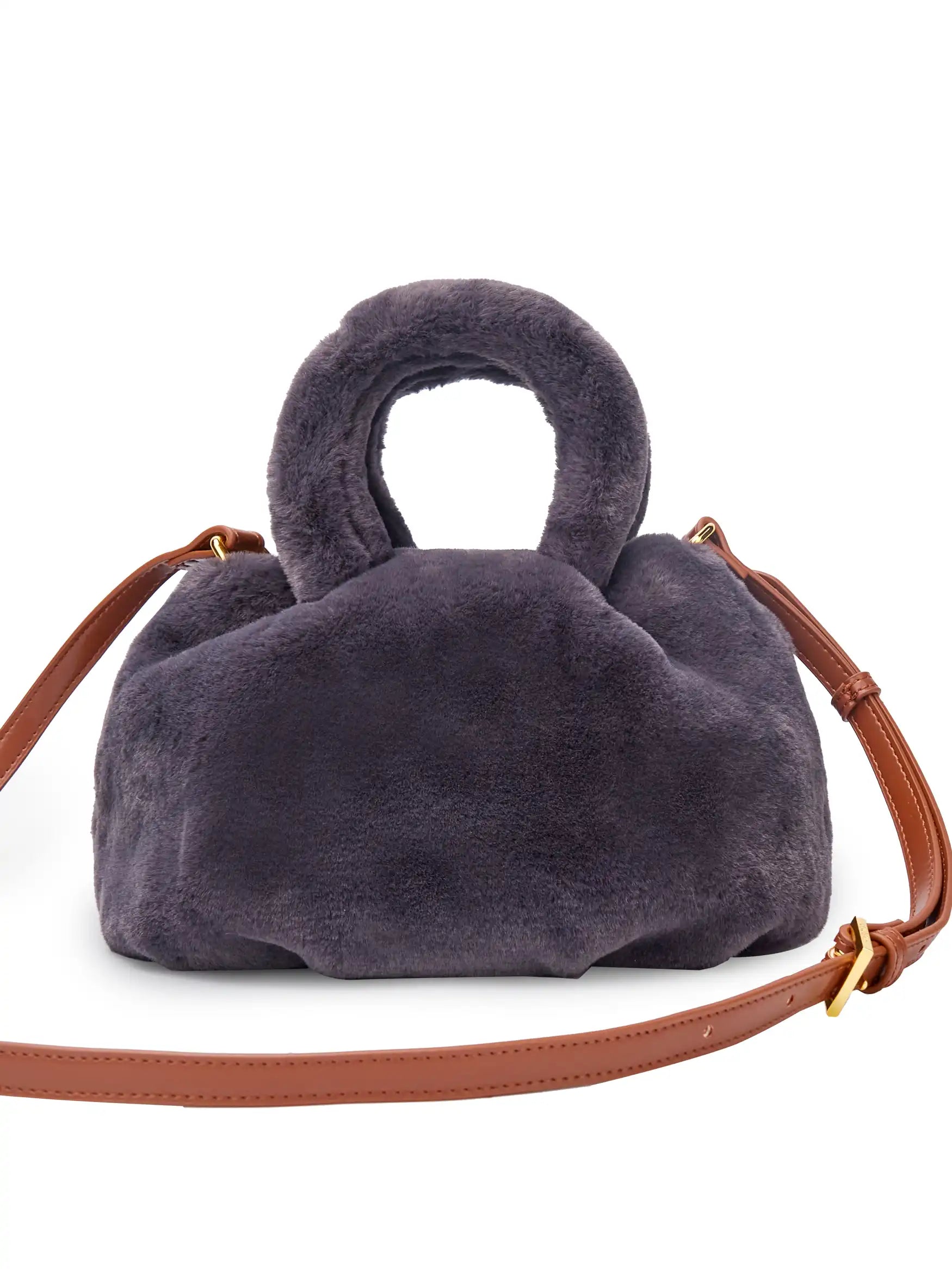 Gal Top Handle Crossbody Bag - Dark Gray