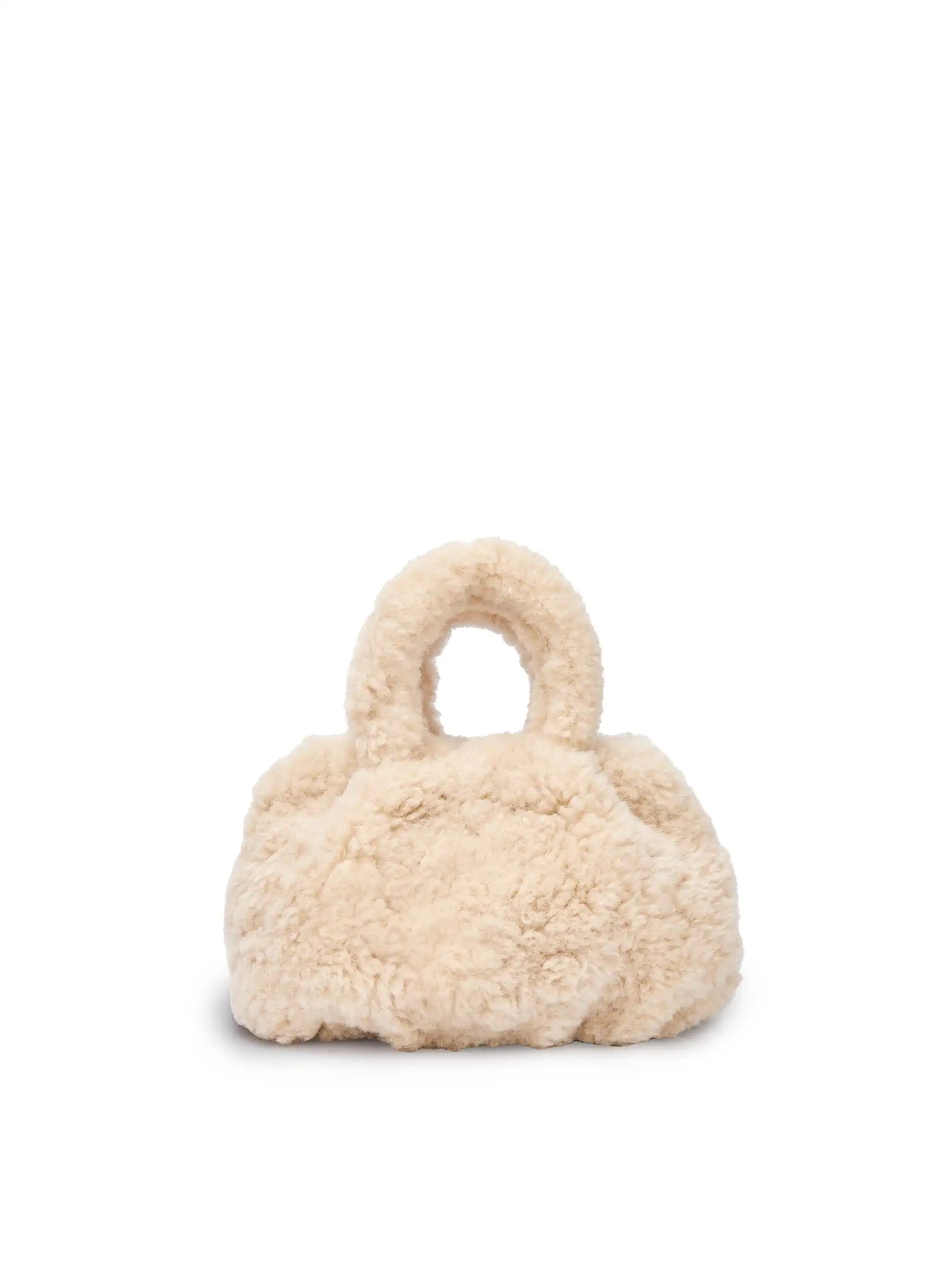 Gal Top Handle Crossbody Bag -  Light Beige