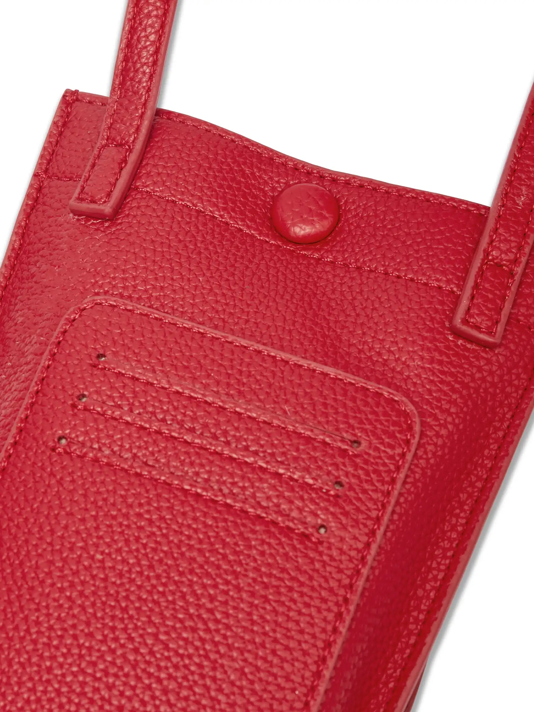 Sharla Crossbody Wallet Phone Bag - Red