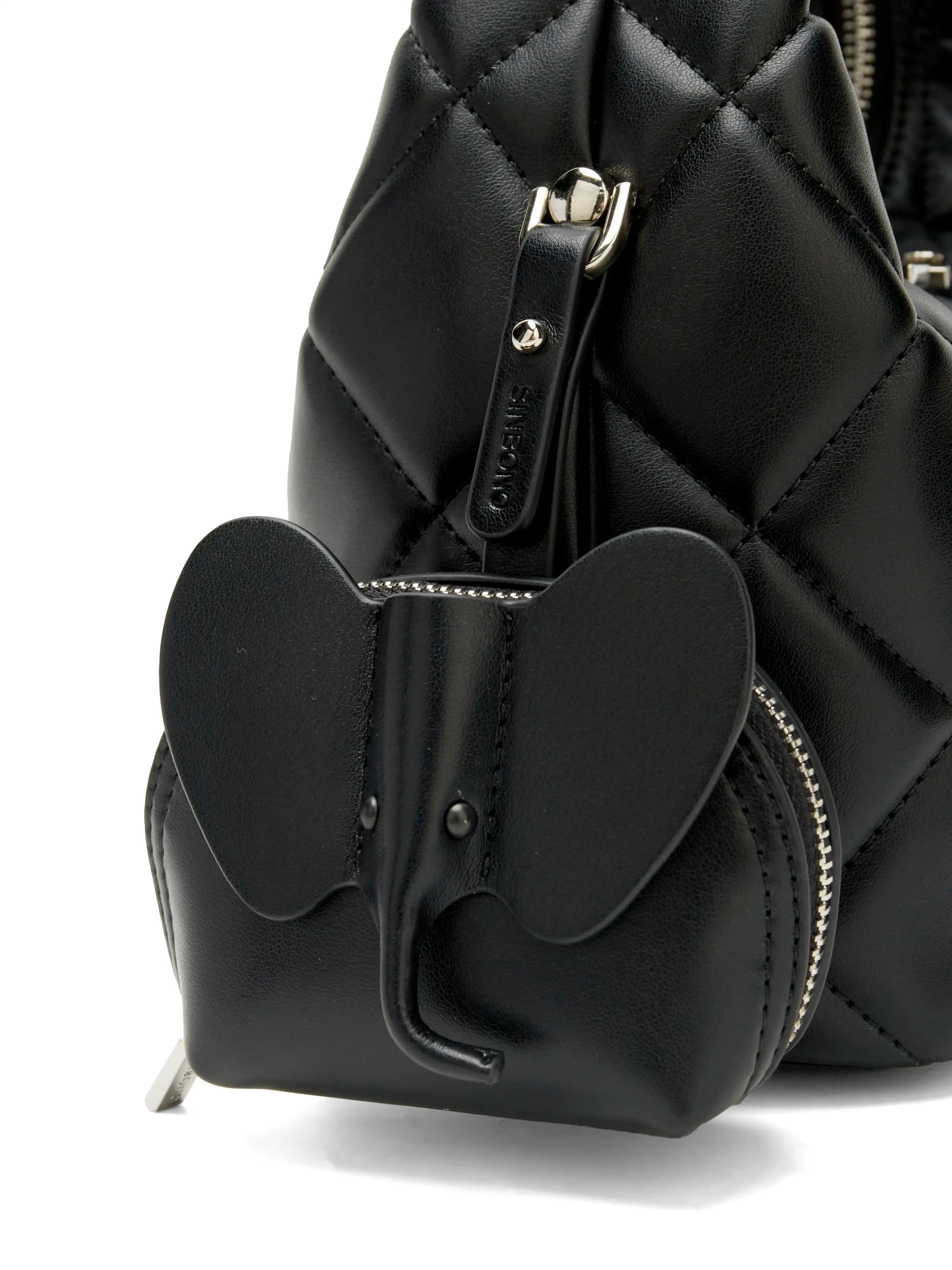 Vienna Top Handle Crossbody Bag(2.0)- Black