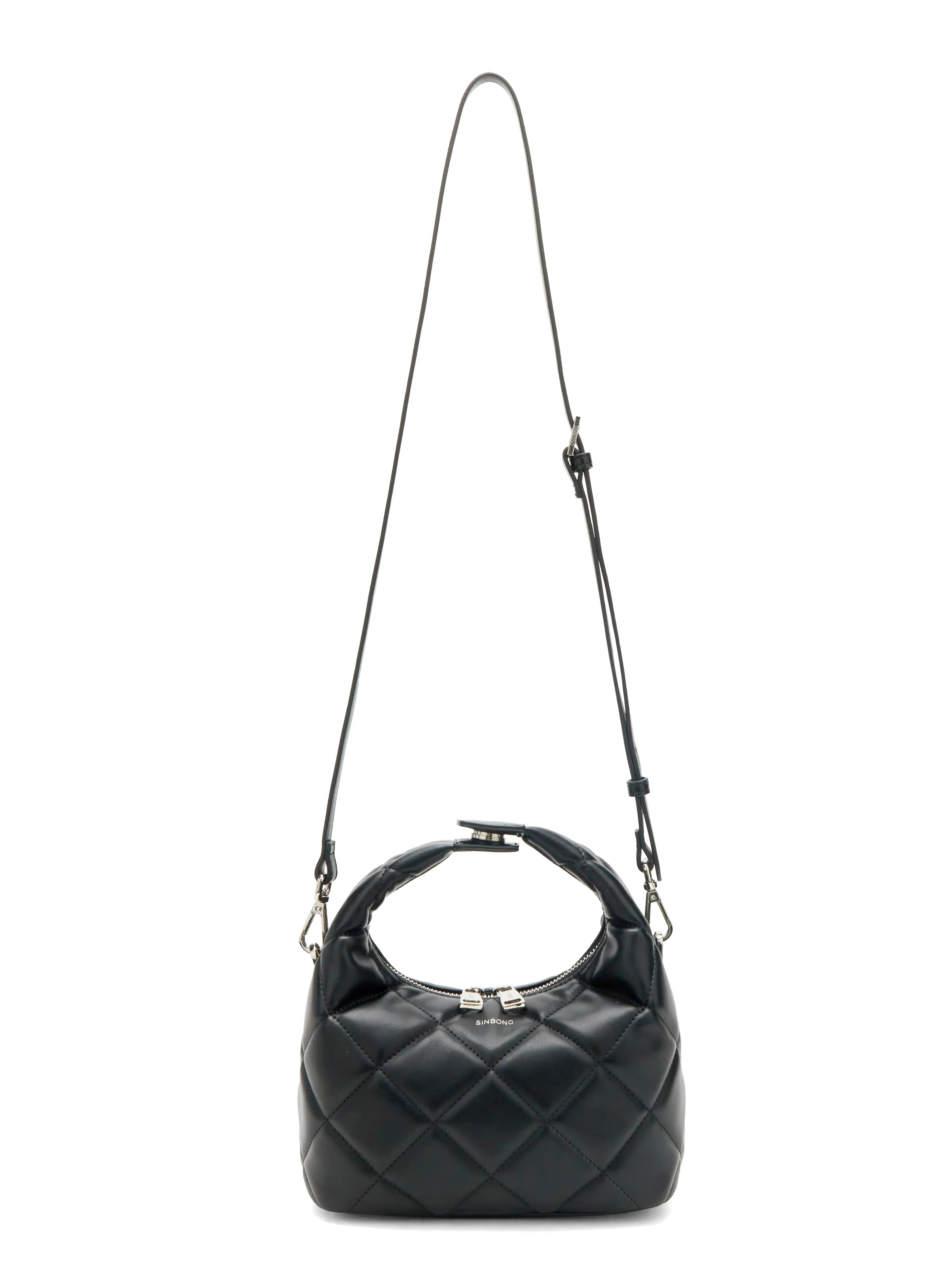 Vienna Top Handle Crossbody Bag(2.0)- Black