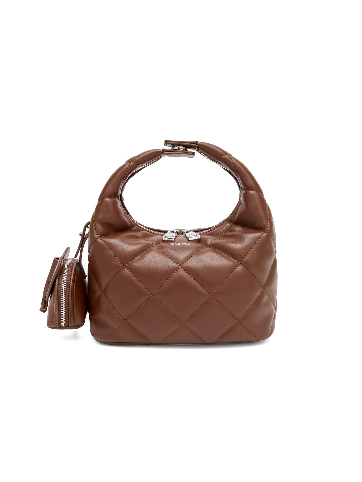 Vienna Top Handle Crossbody Bag(2.0)- Brown
