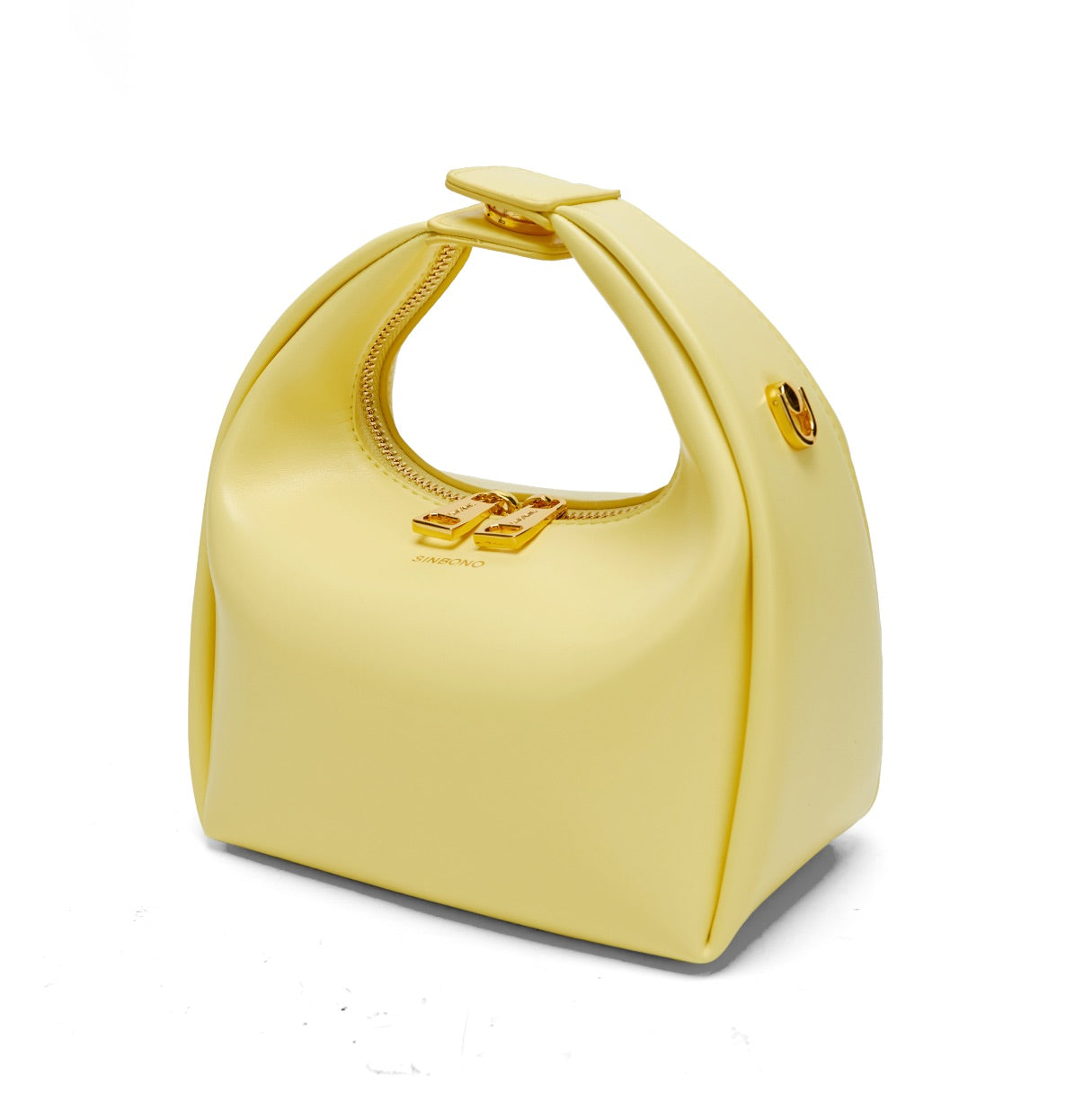 Vienna Top Handle Crossbody Bag(3.0)- Light Yellow