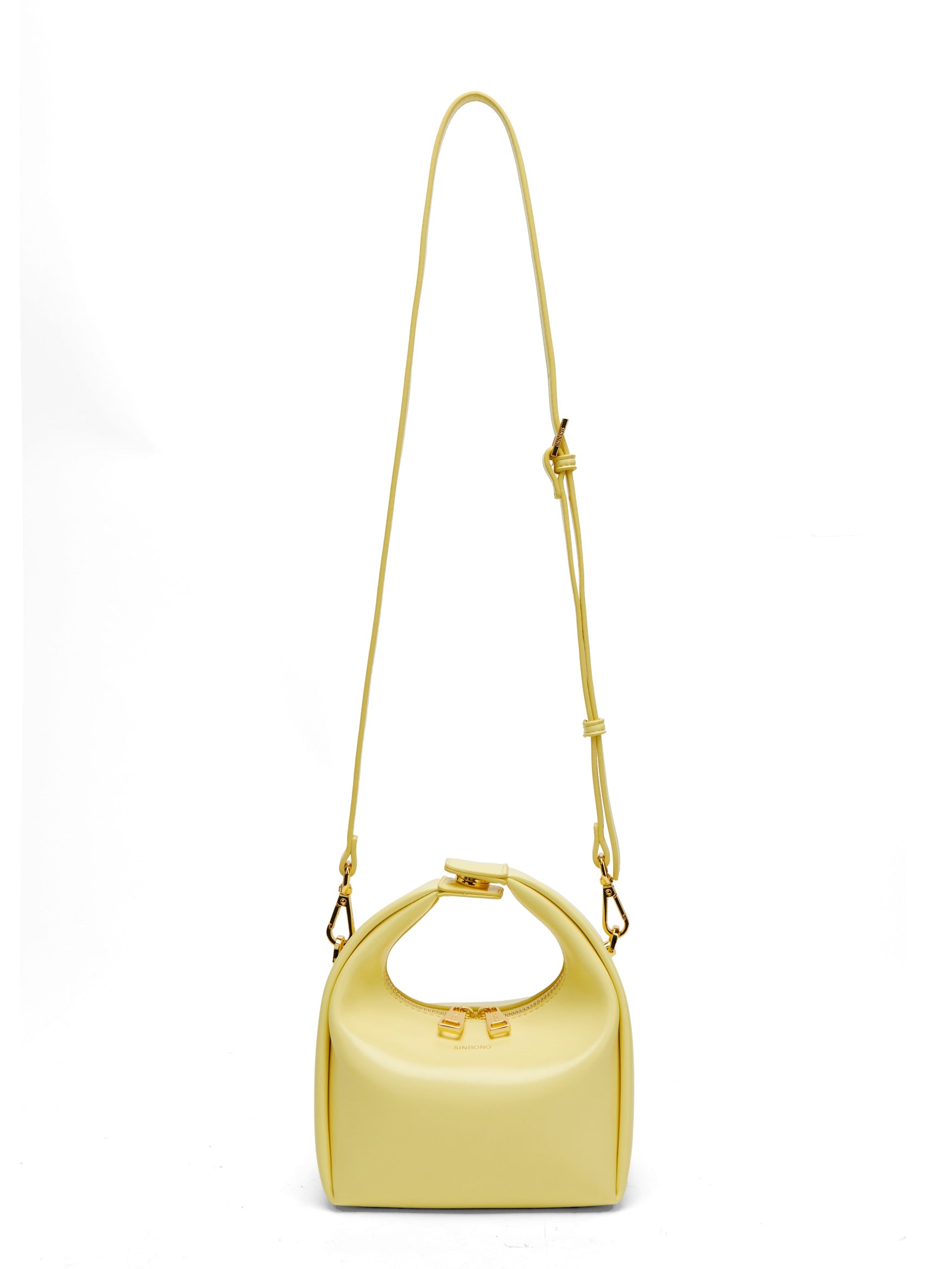 Vienna Top Handle Crossbody Bag(3.0)- Light Yellow