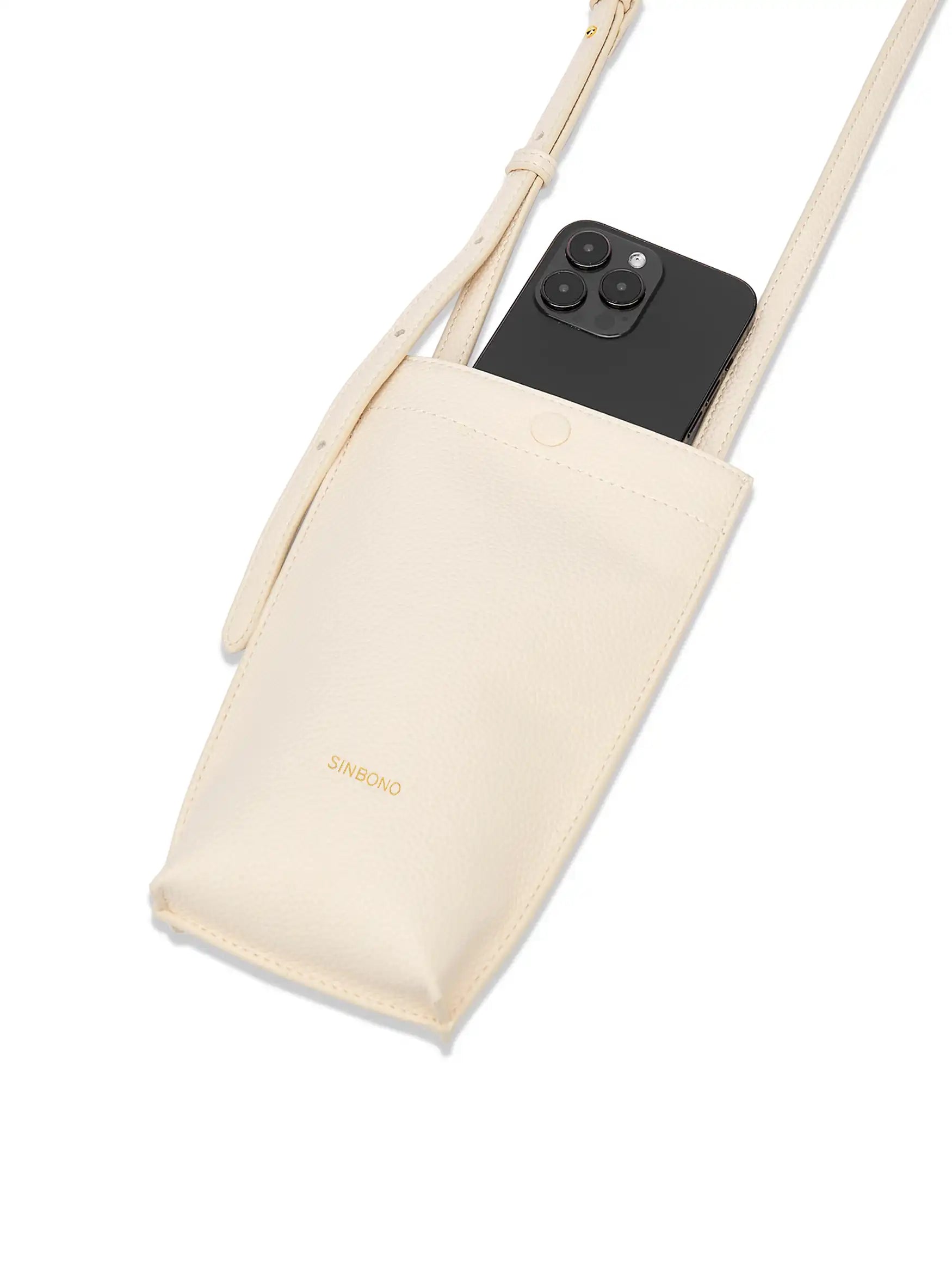 Sharla Crossbody Wallet Phone Bag - Ivory