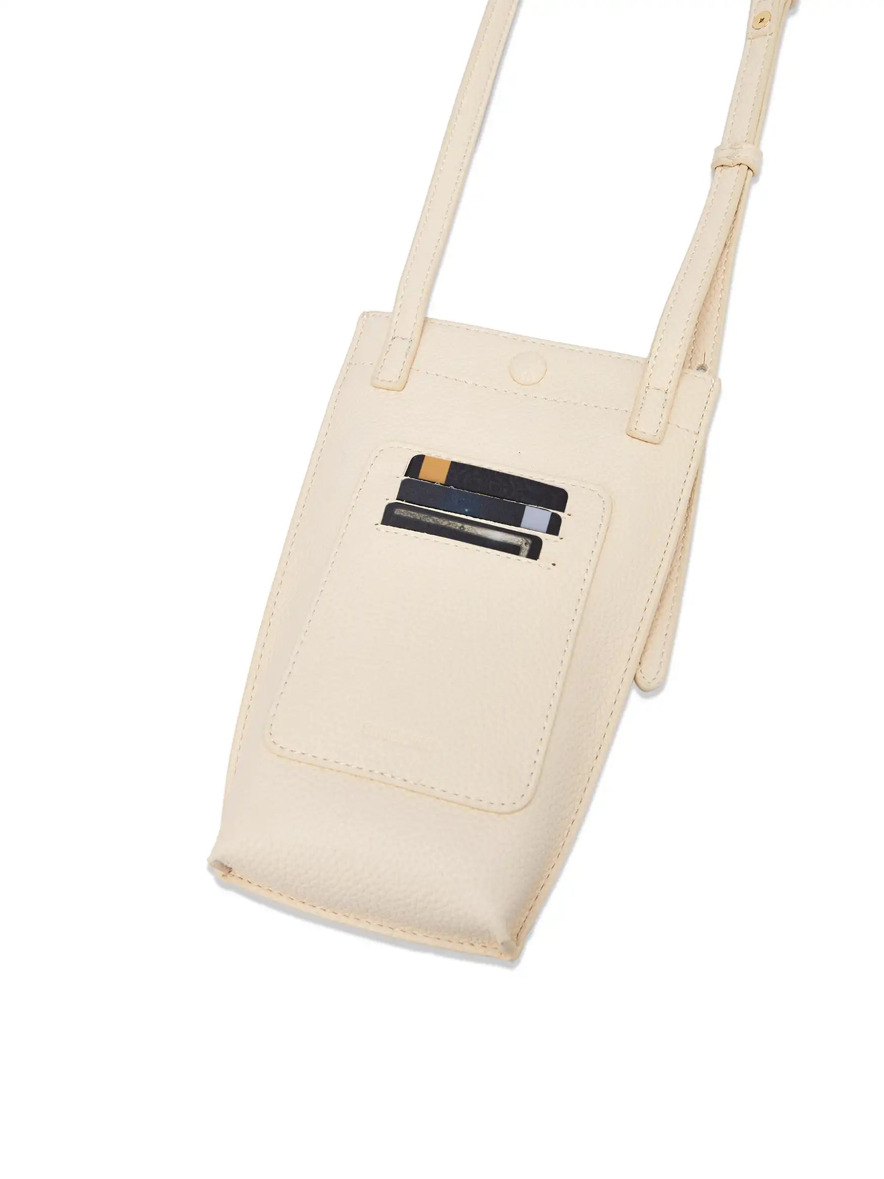 Sharla Crossbody Wallet Phone Bag - Ivory