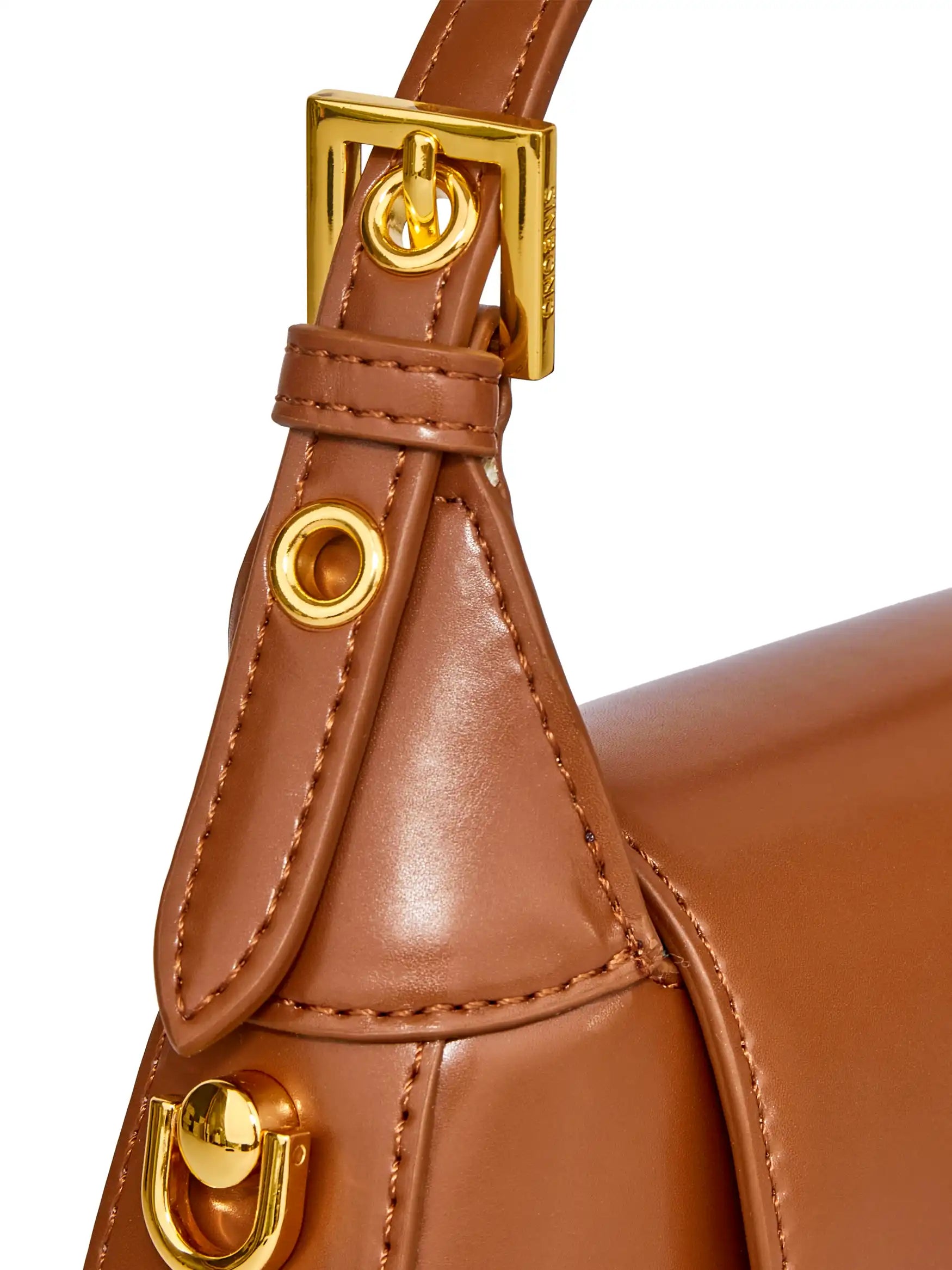 Alice Top Handle Crossbody Bag - Dark Brown