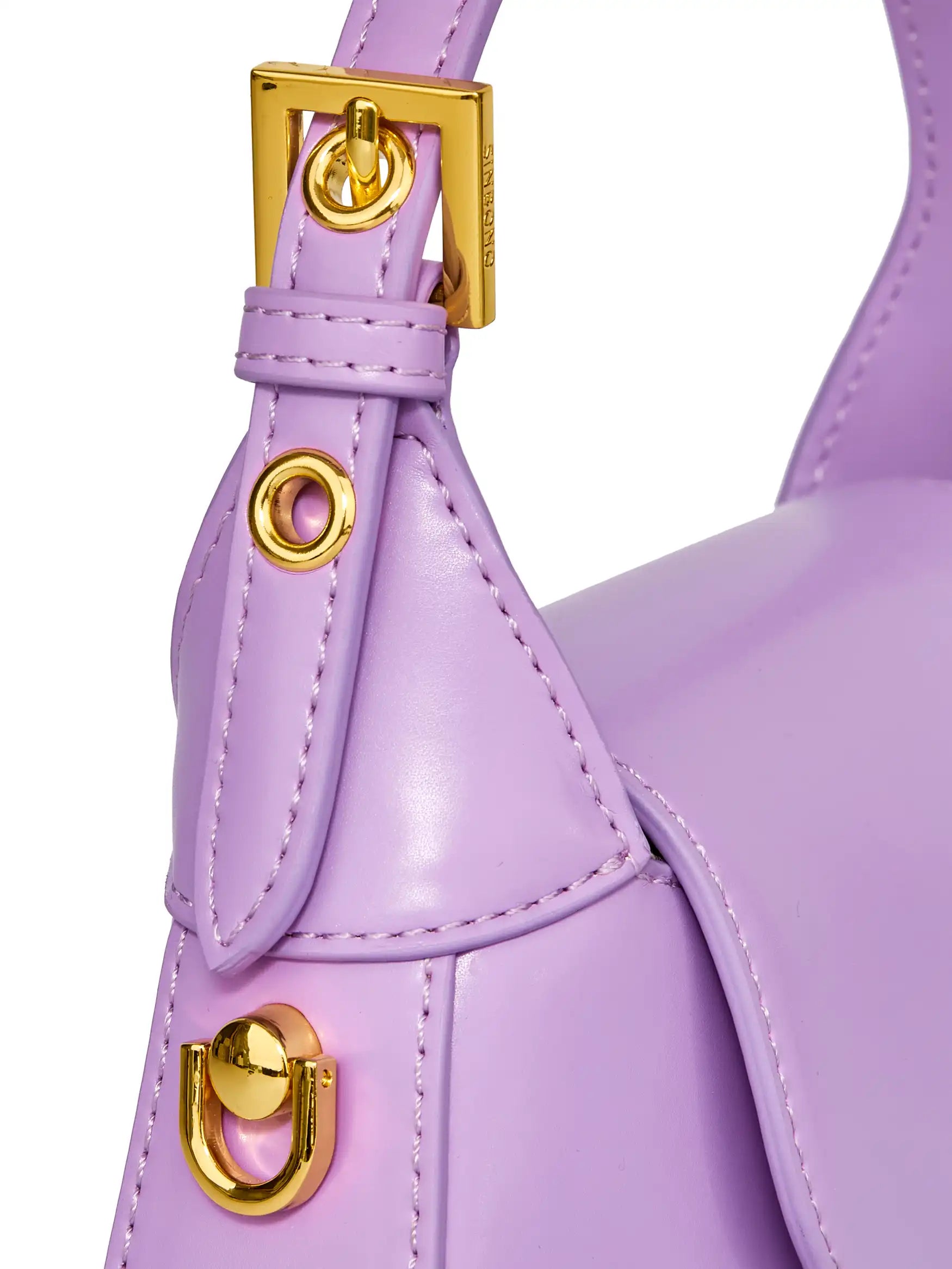 Alice Top Handle Crossbody Bag- Purple