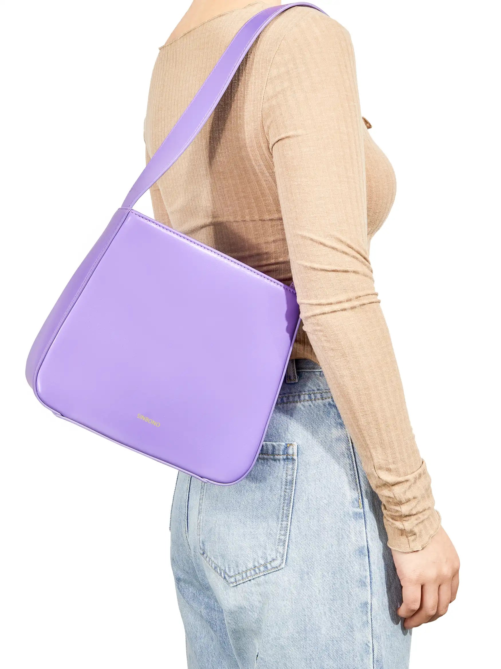Betty Shoulder Bag- Purple