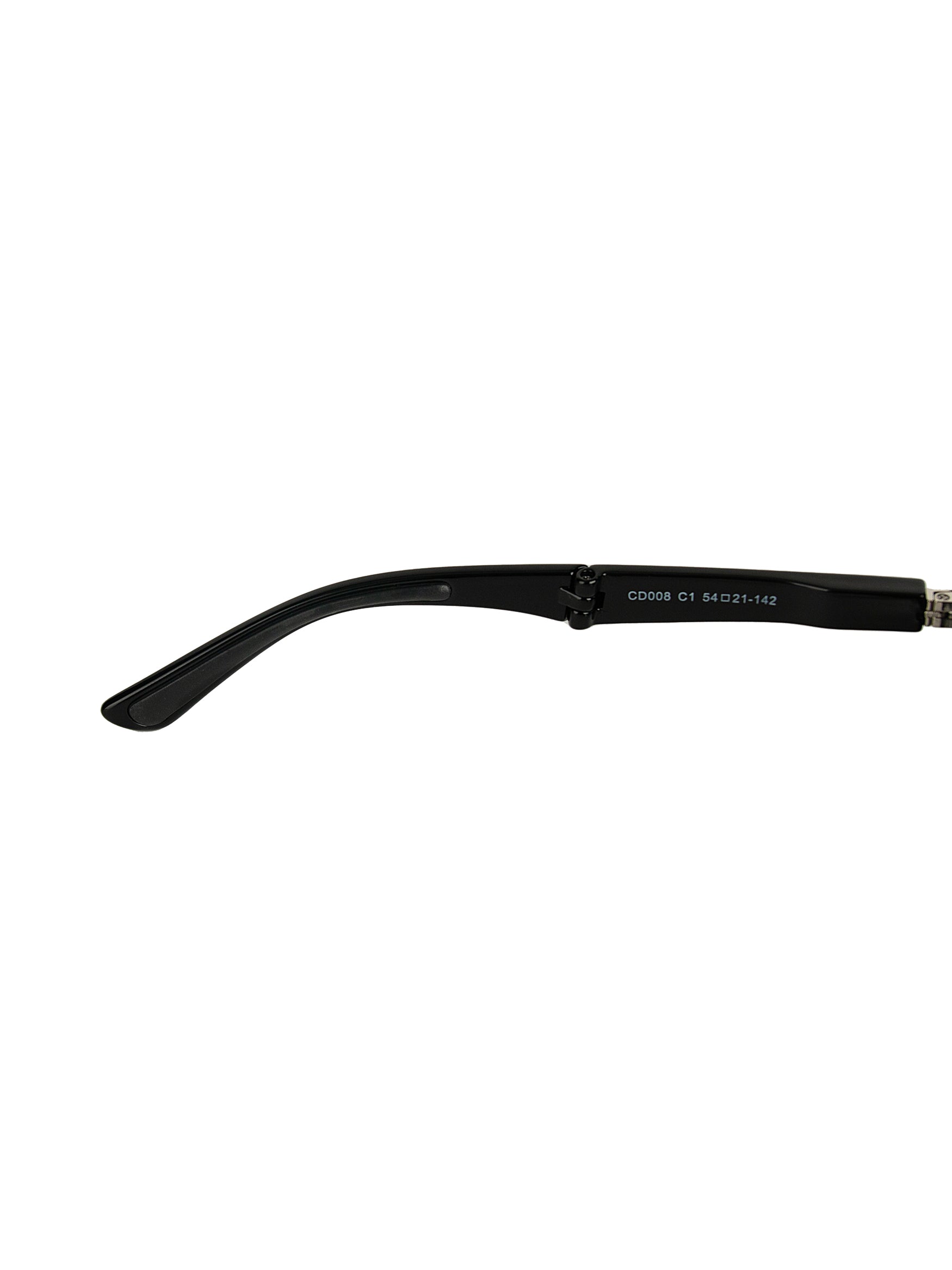 Flat oval frame polarized sunglasses