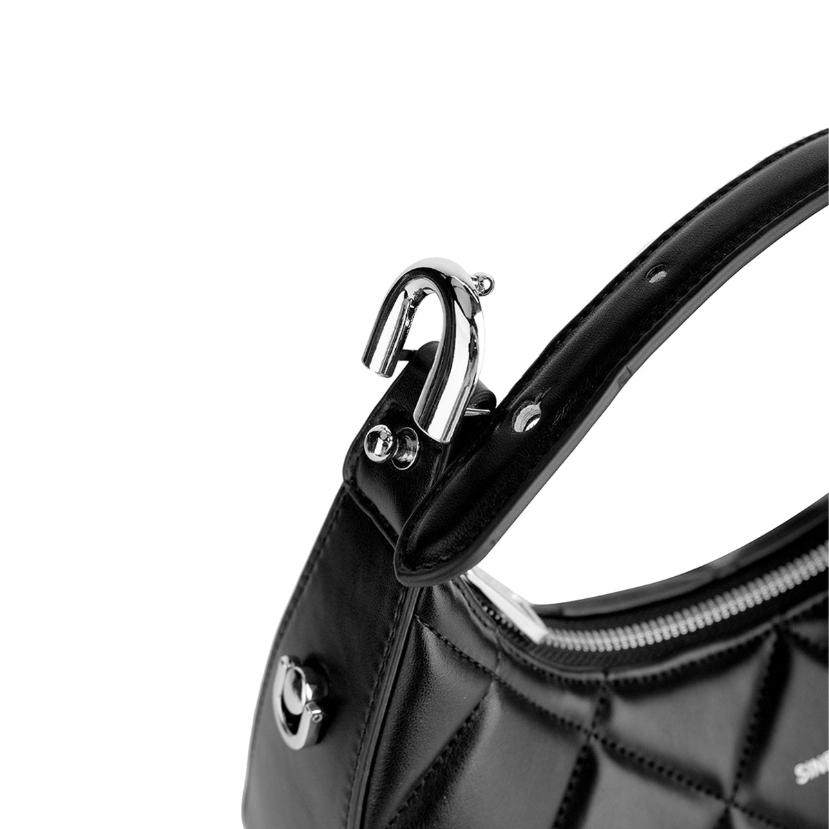 Soleil Top Handle Crossbody Bag(2.0) - Black