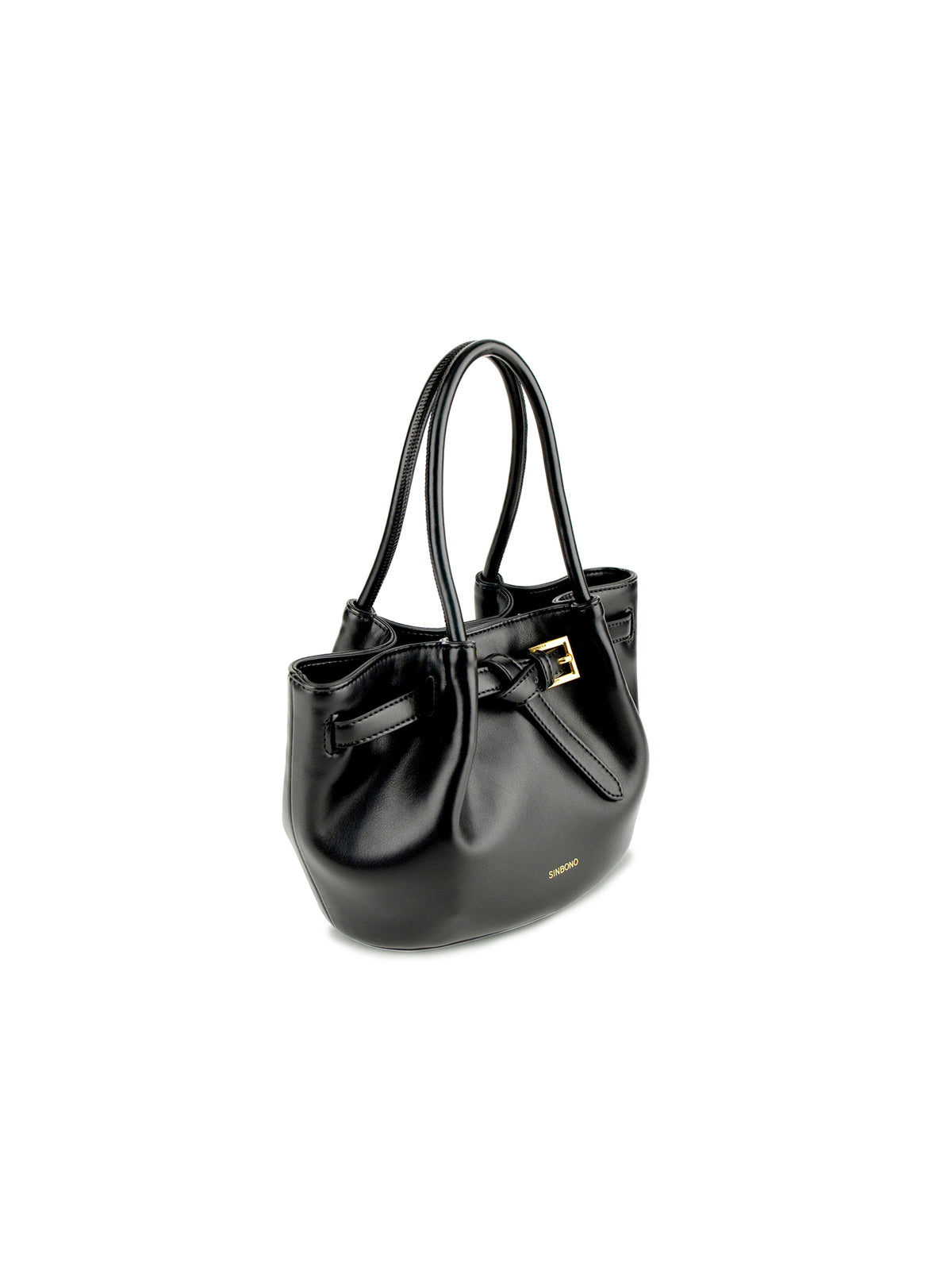 Elise Top Handle Crossbody Bag- Black