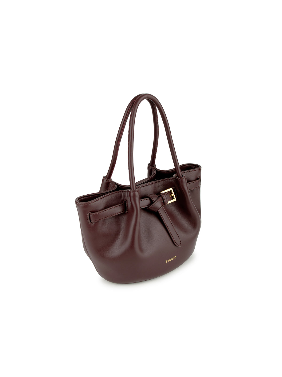 EliseTop Handle Crossbody Bag- Wine Red