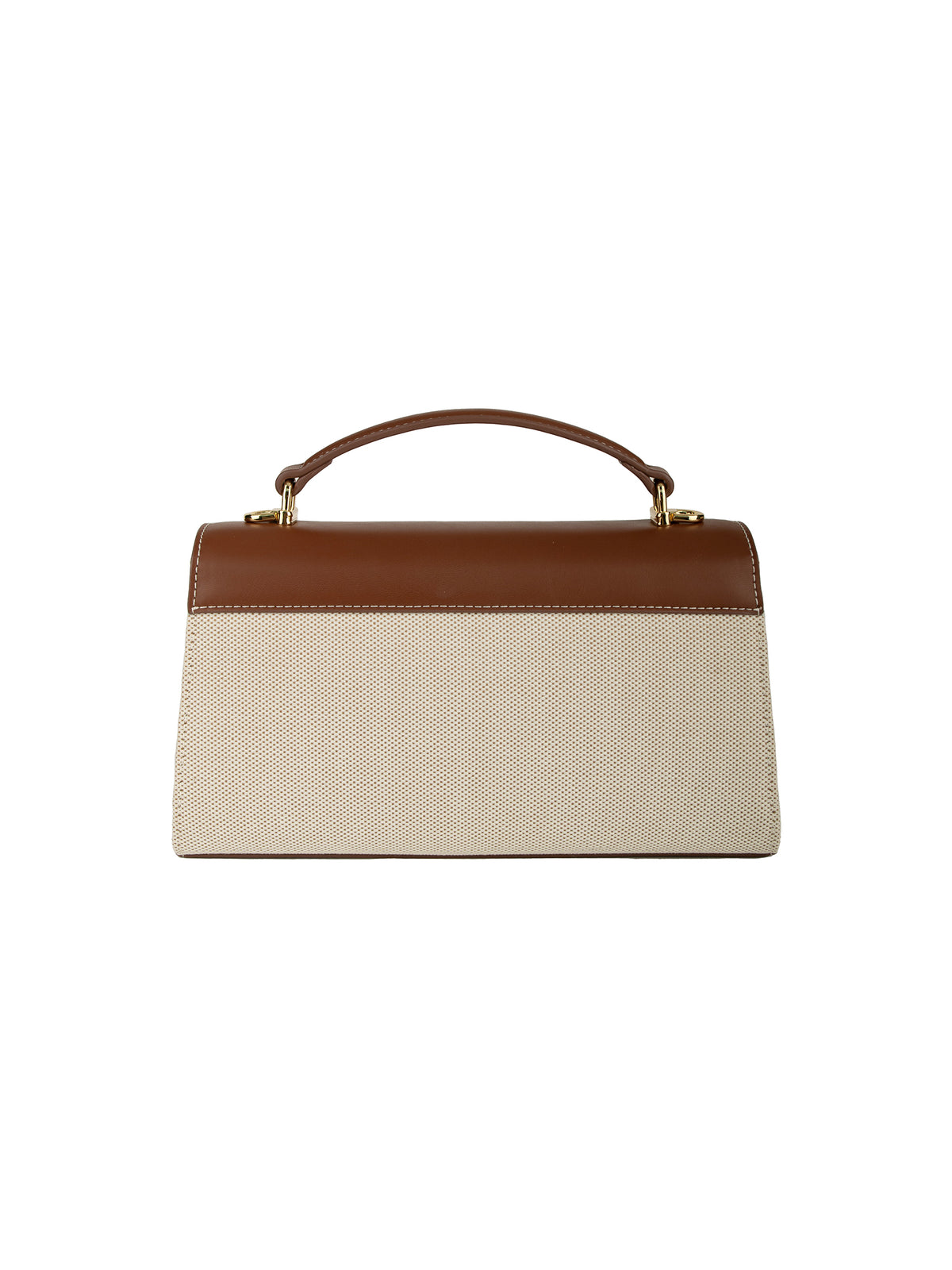 Maeve Shoulder Bag - Ivory with brown