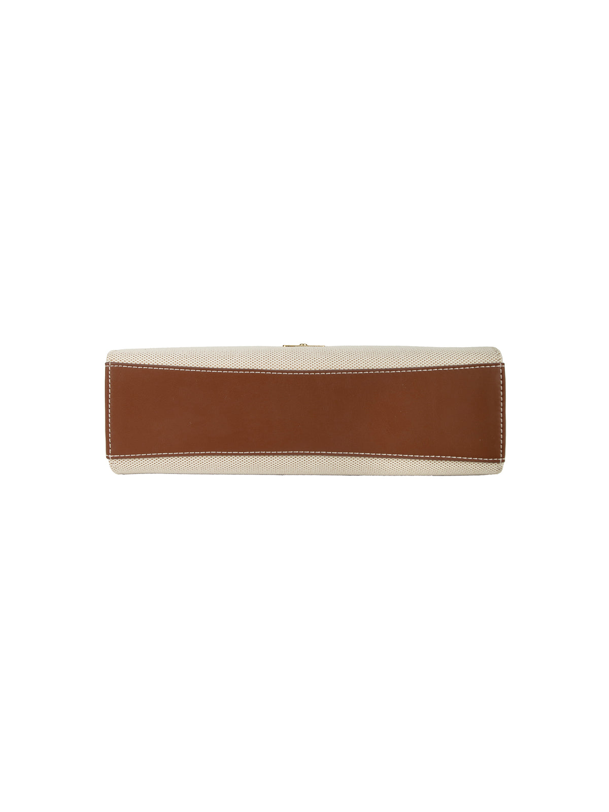 Maeve Shoulder Bag - Ivory with brown