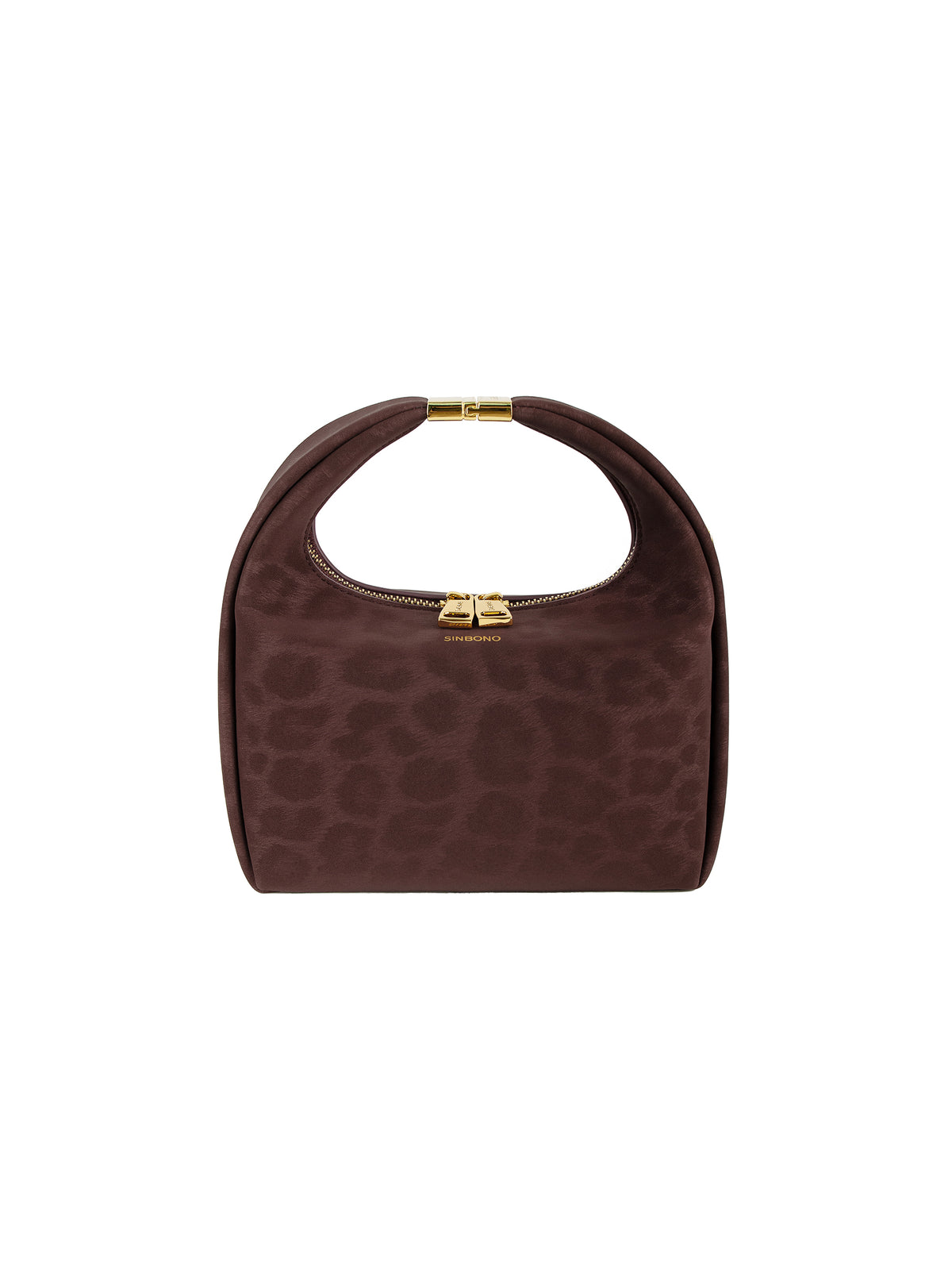 Beatrix Top Handle Crossbody Bag(3.0) - Red wine with leopard print