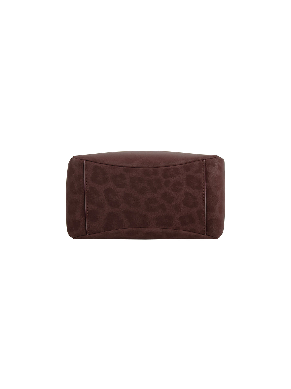 Beatrix Top Handle Crossbody Bag(3.0) - Red wine with leopard print