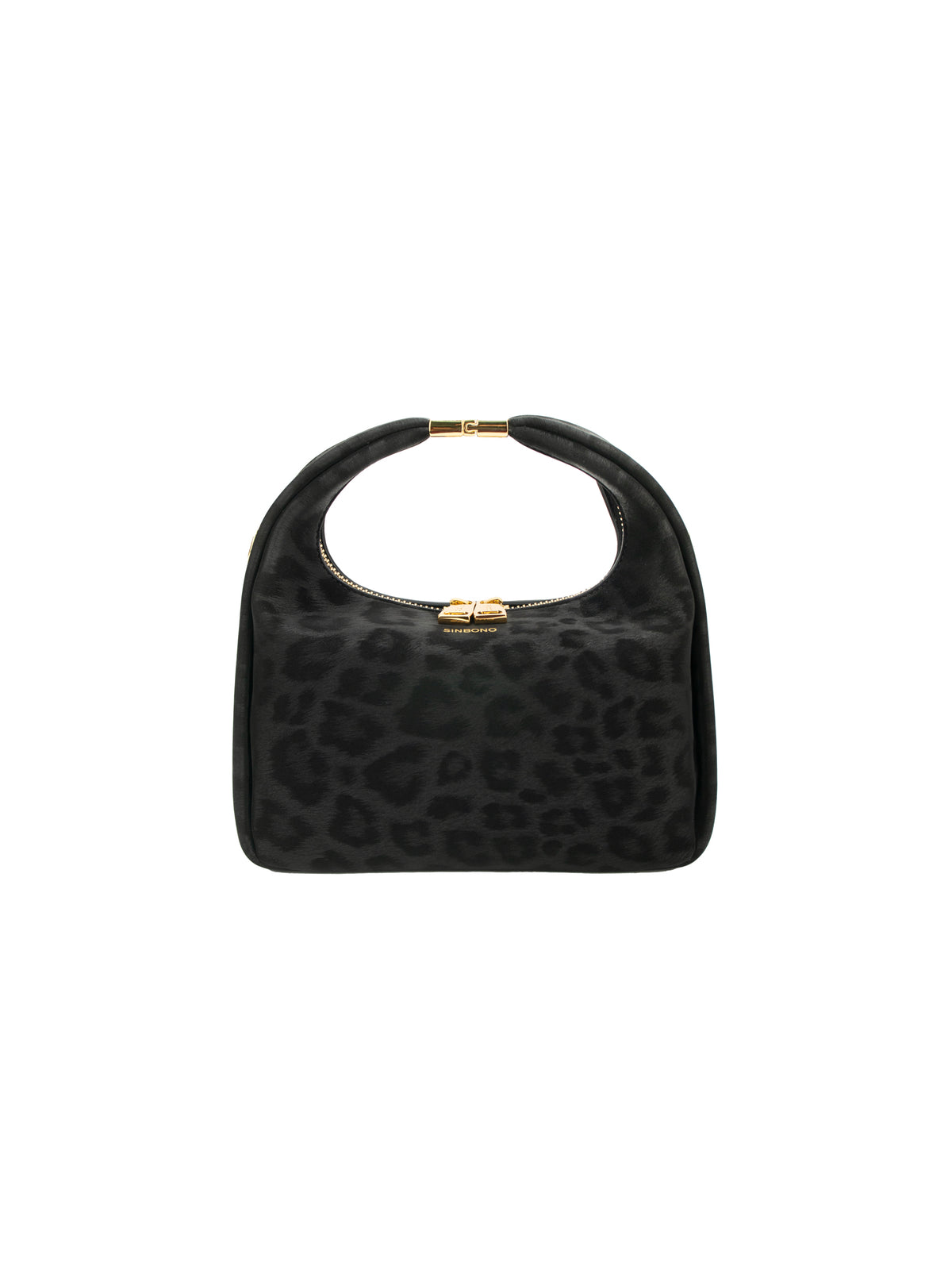 Beatrix Top Handle Crossbody Bag(3.0) - Black Leopar Print