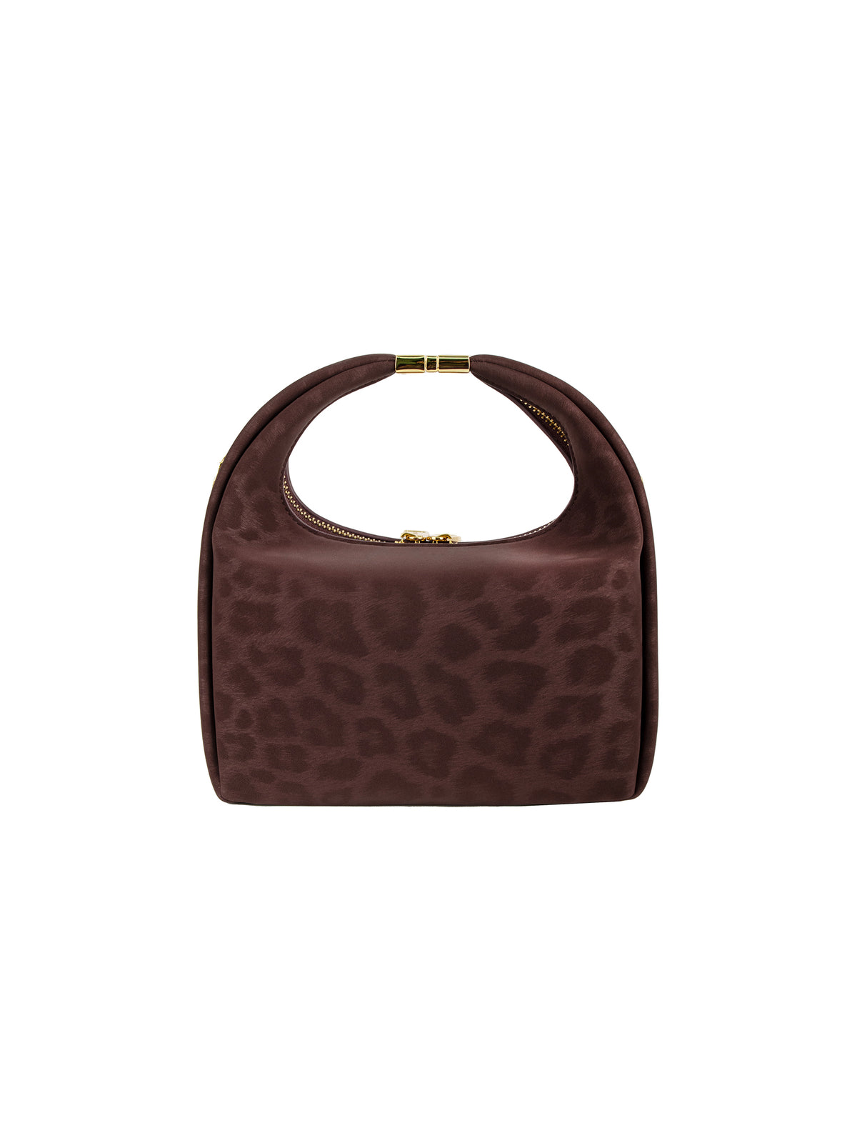 Beatrix Top Handle Crossbody Bag(3.0) - Red wine with leopard print