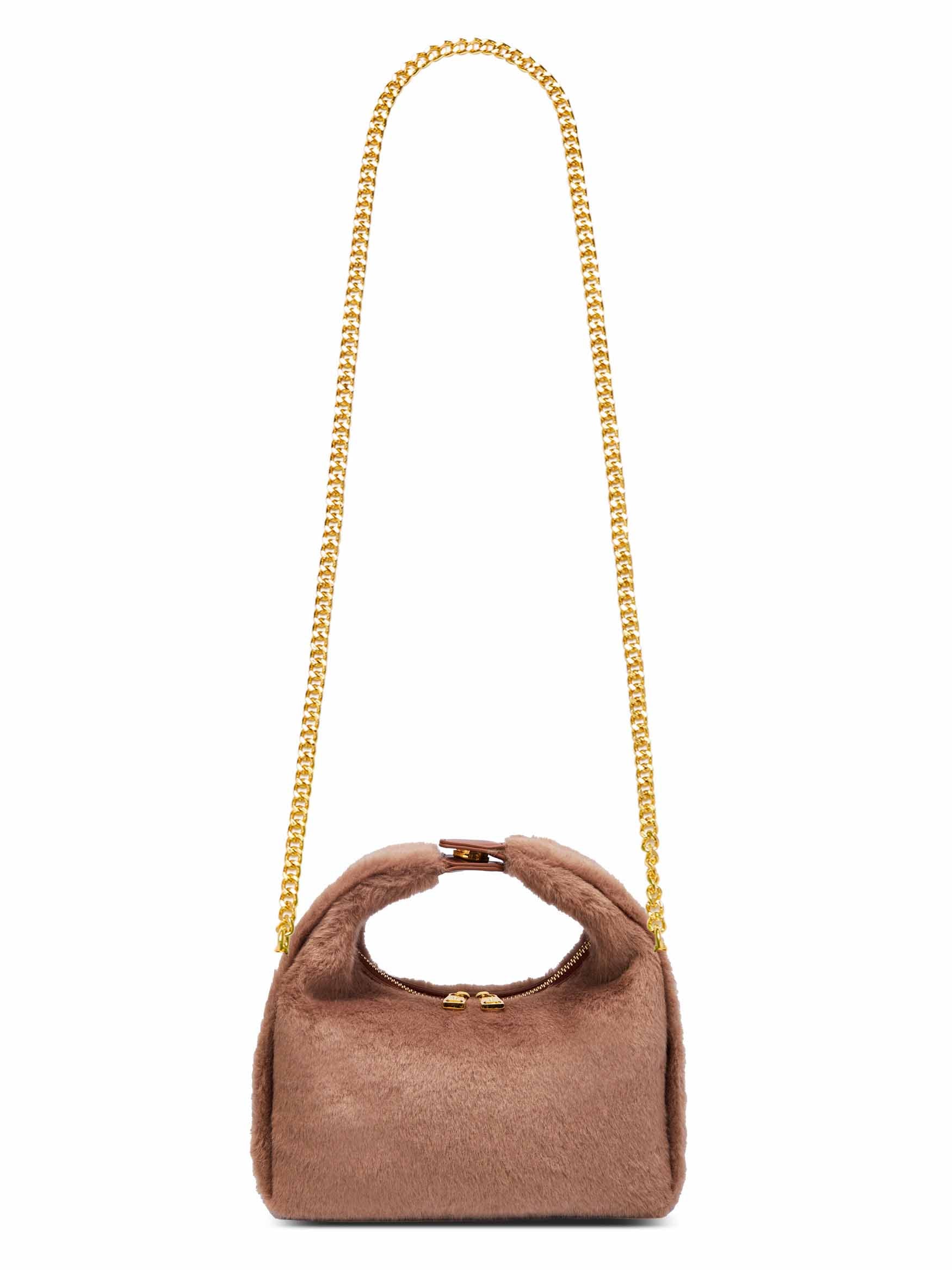Medium Vienna Top Handle Crossbody Bag - Elephant Gray