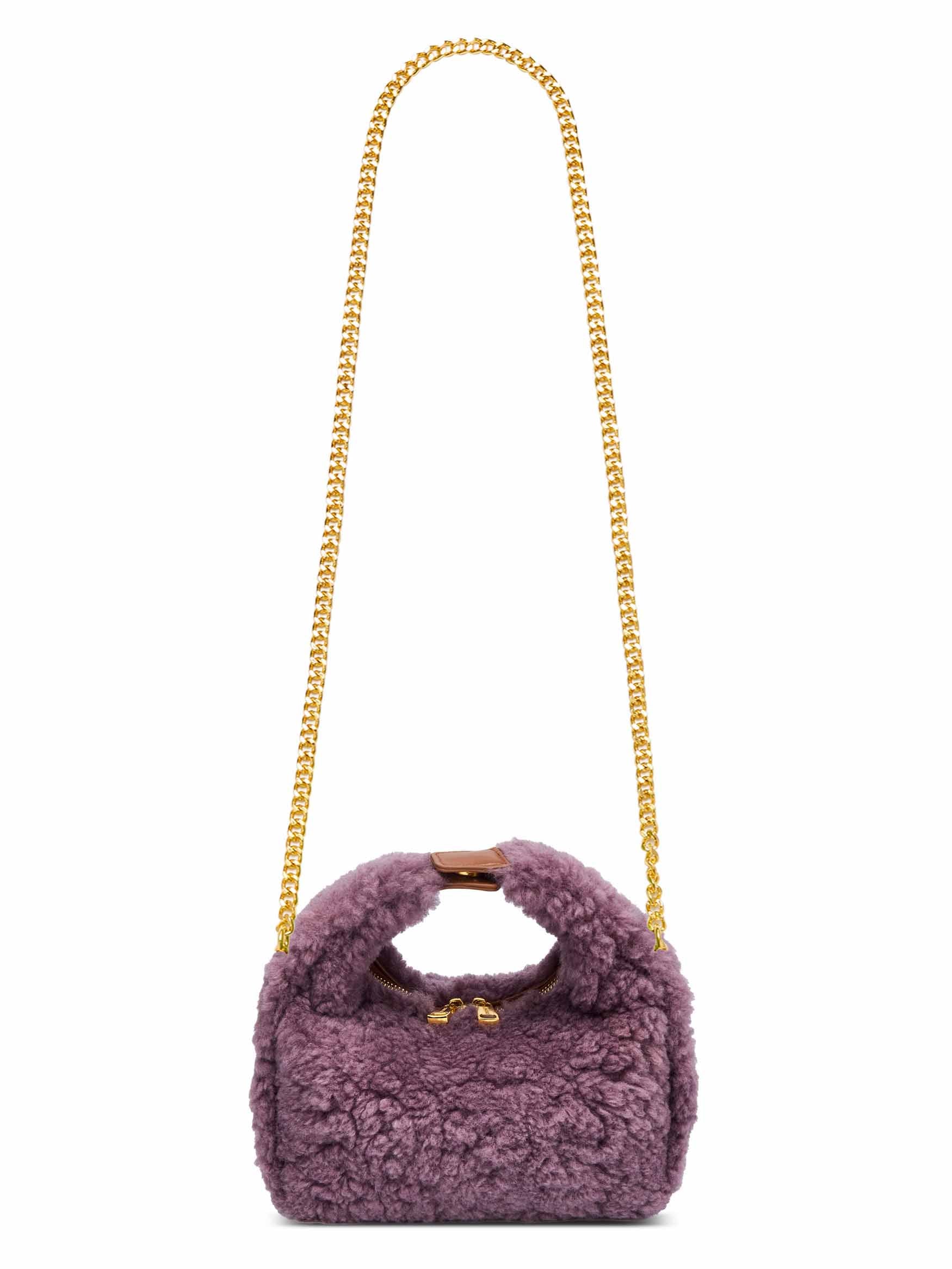 Medium Vienna Top Handle Crossbody Bag - Grape Purple