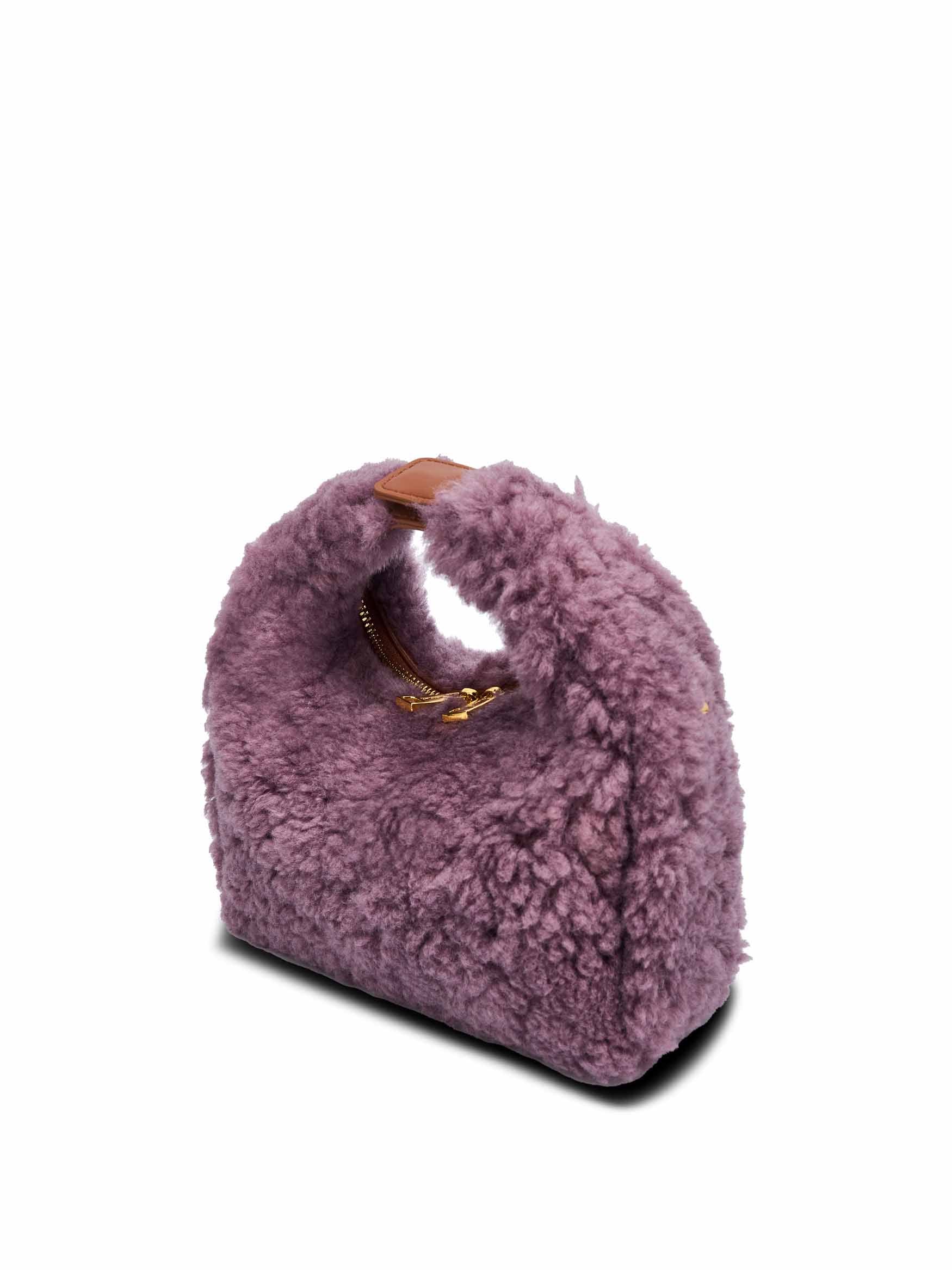 Medium Vienna Top Handle Crossbody Bag - Grape Purple