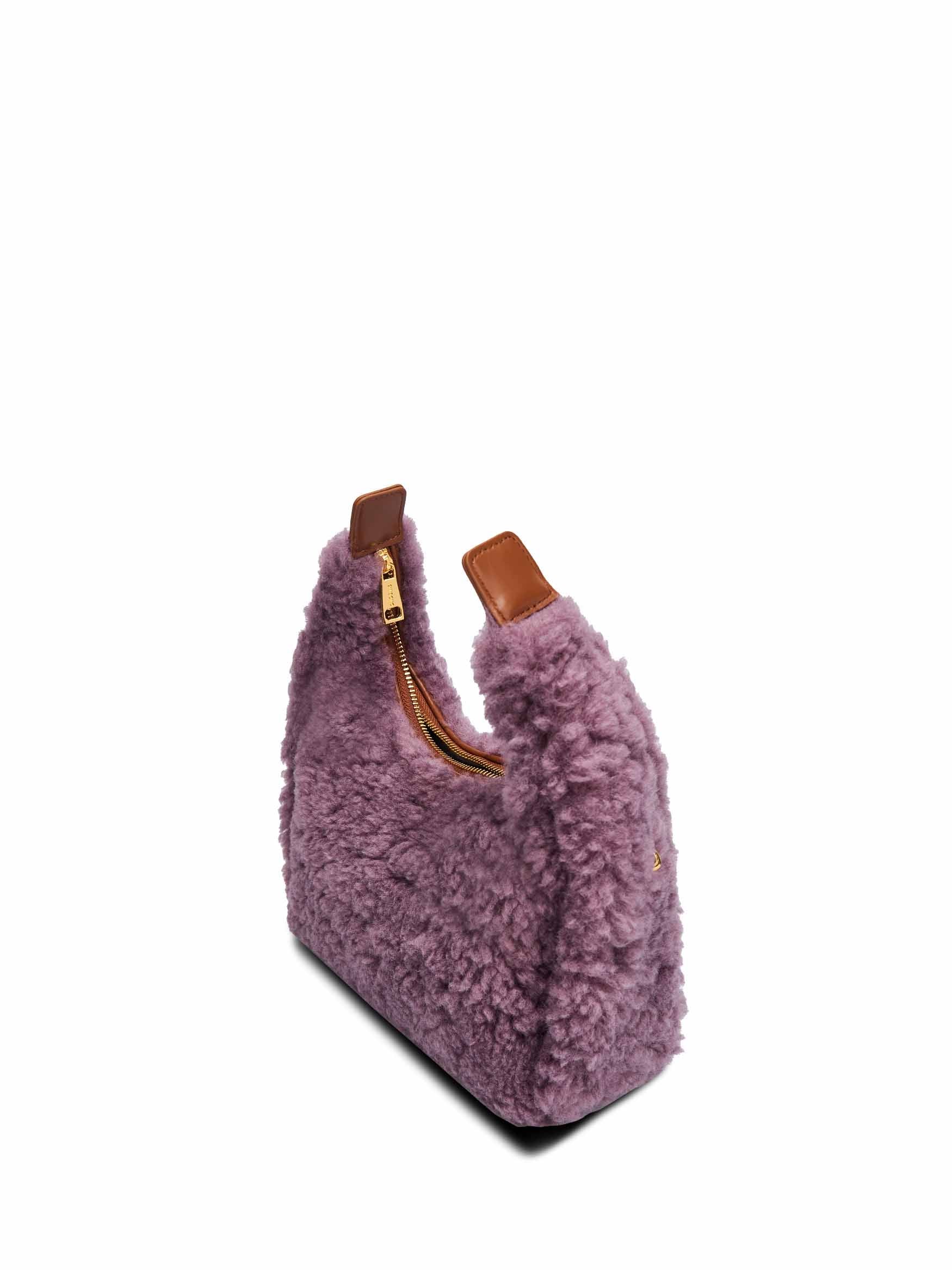 Medium Vienna Top Handle Crossbody Bag - Grape Purple