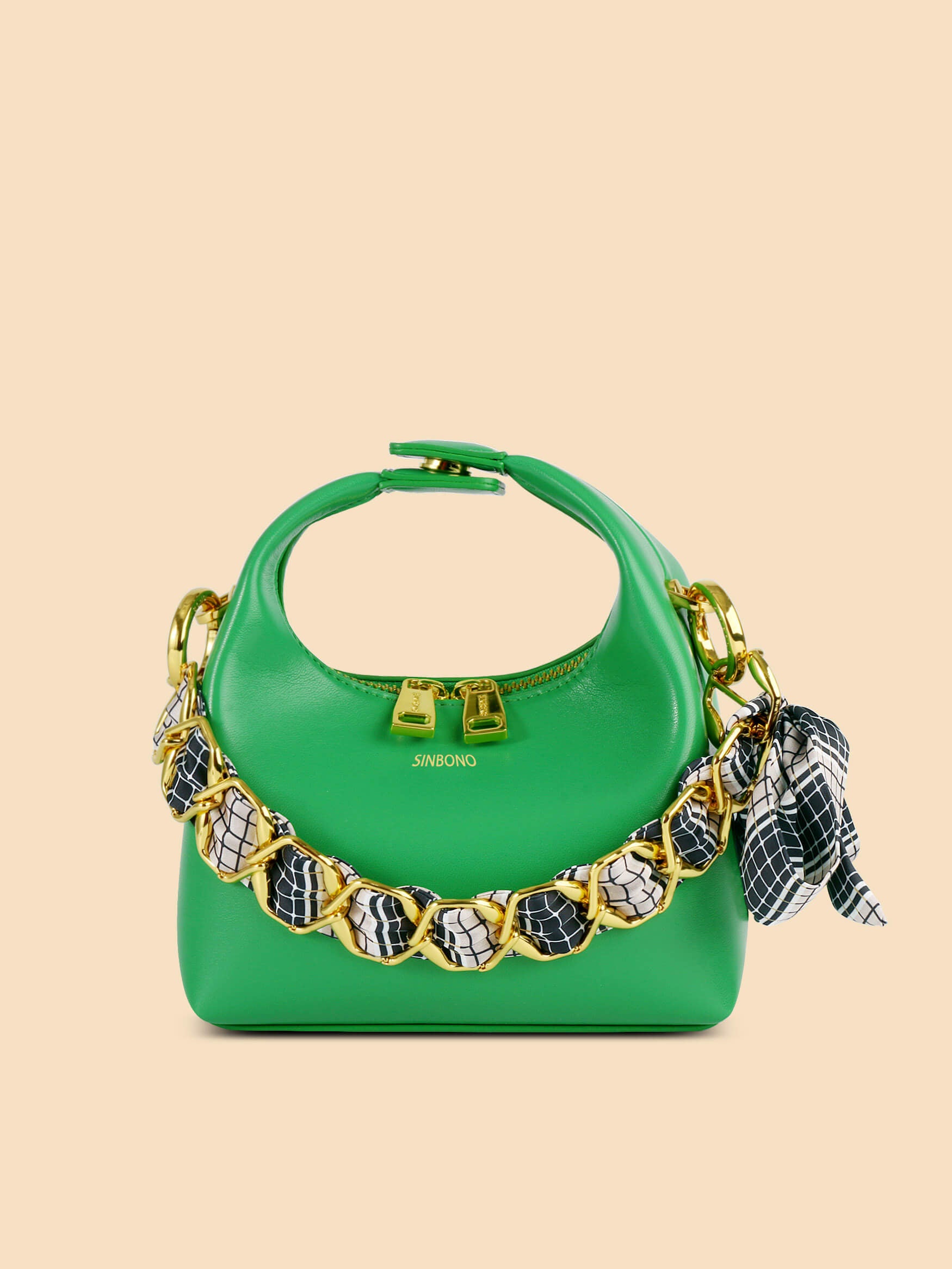 SINBONO Navy Blue Ribbon Chain Strap For Vienna - Chain Strap For Shoulder Bag