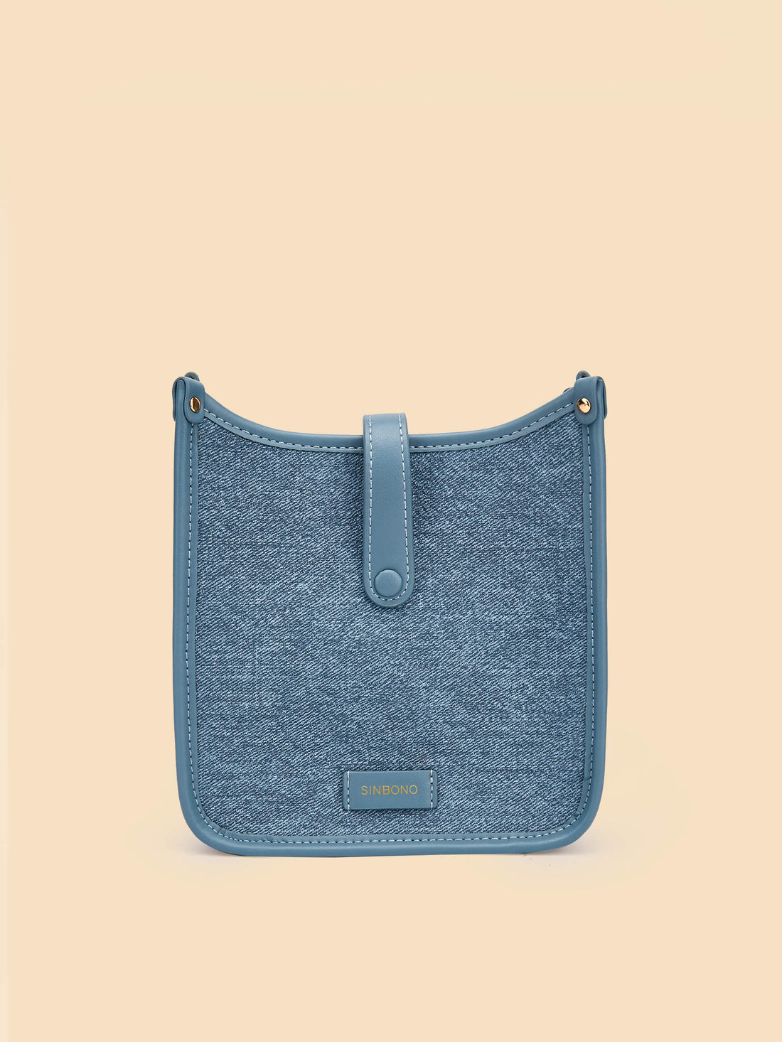 SINBONO Blue Crossbody Bag- High-quality Soft Vegan Leather Bag