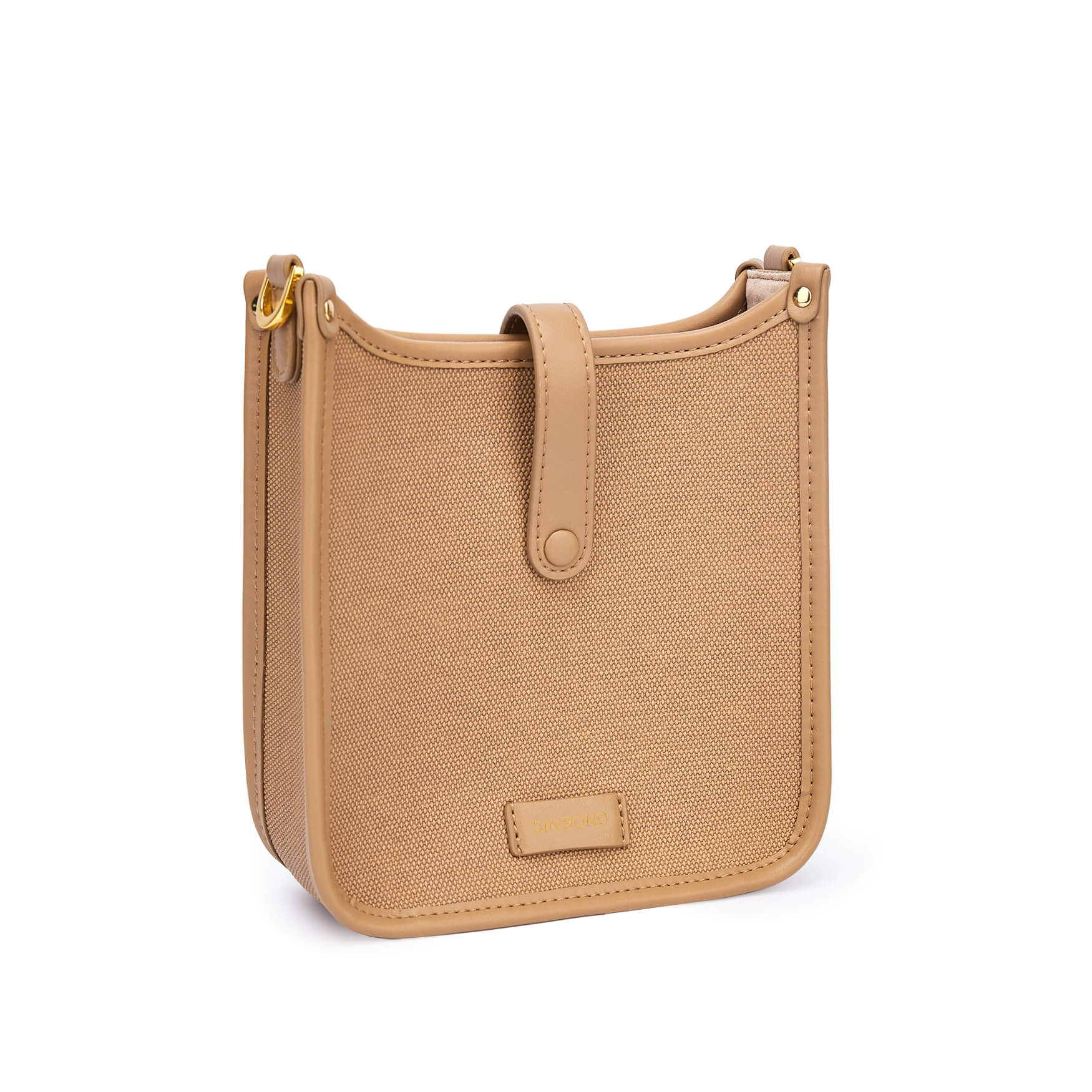 SINBONO Brown Crossbody Bag- High-quality Soft Vegan Leather Bag