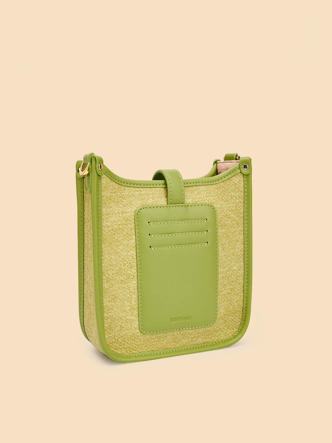 SINBONO Lime Green Crossbody Bag- High-quality Soft Vegan Leather Bag
