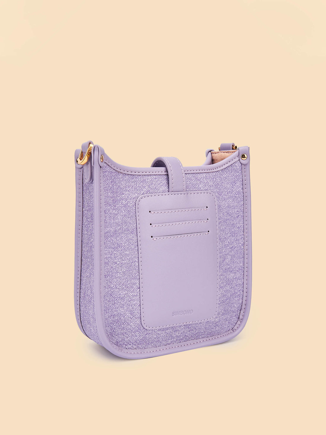 SINBONO Purple Crossbody Bag- High-quality Soft Vegan Leather Bag
