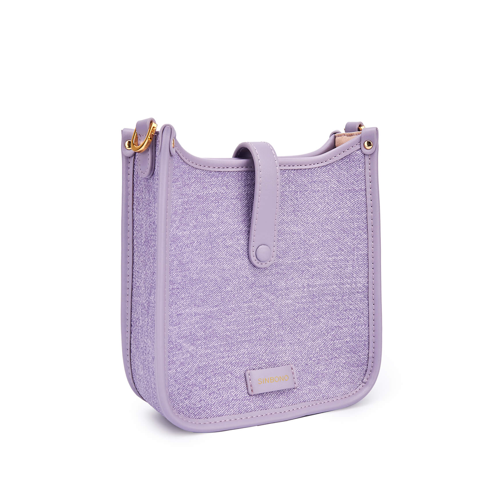 SINBONO Purple Crossbody Bag- High-quality Soft Vegan Leather Bag