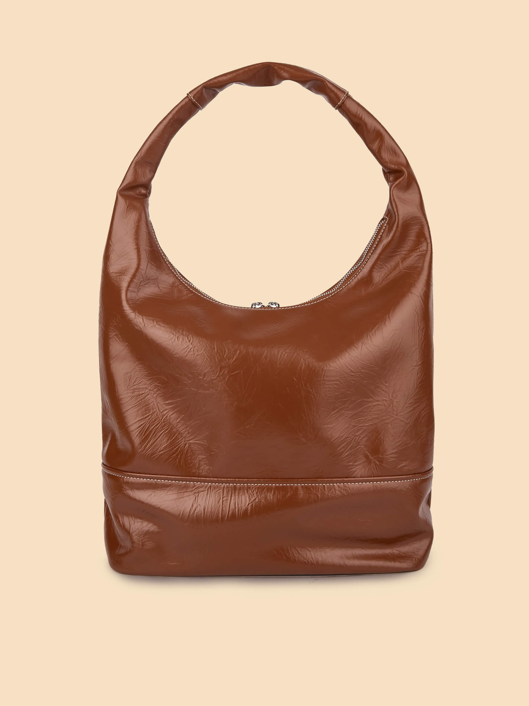 SINBONO Berry Hobo Shoulder Bag Brown
