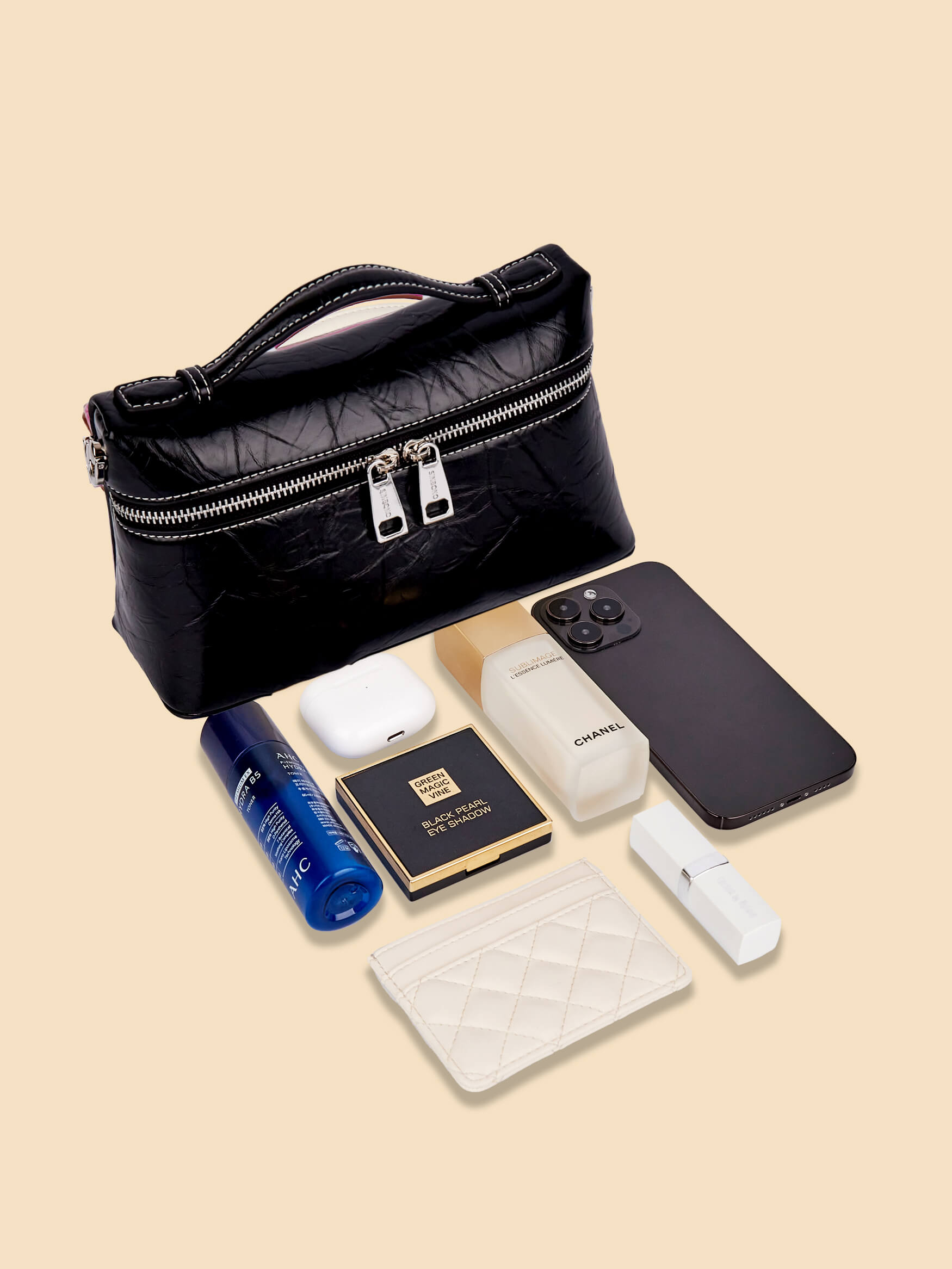 SINBONO Cardi Top Handle Crossbody Bag Black