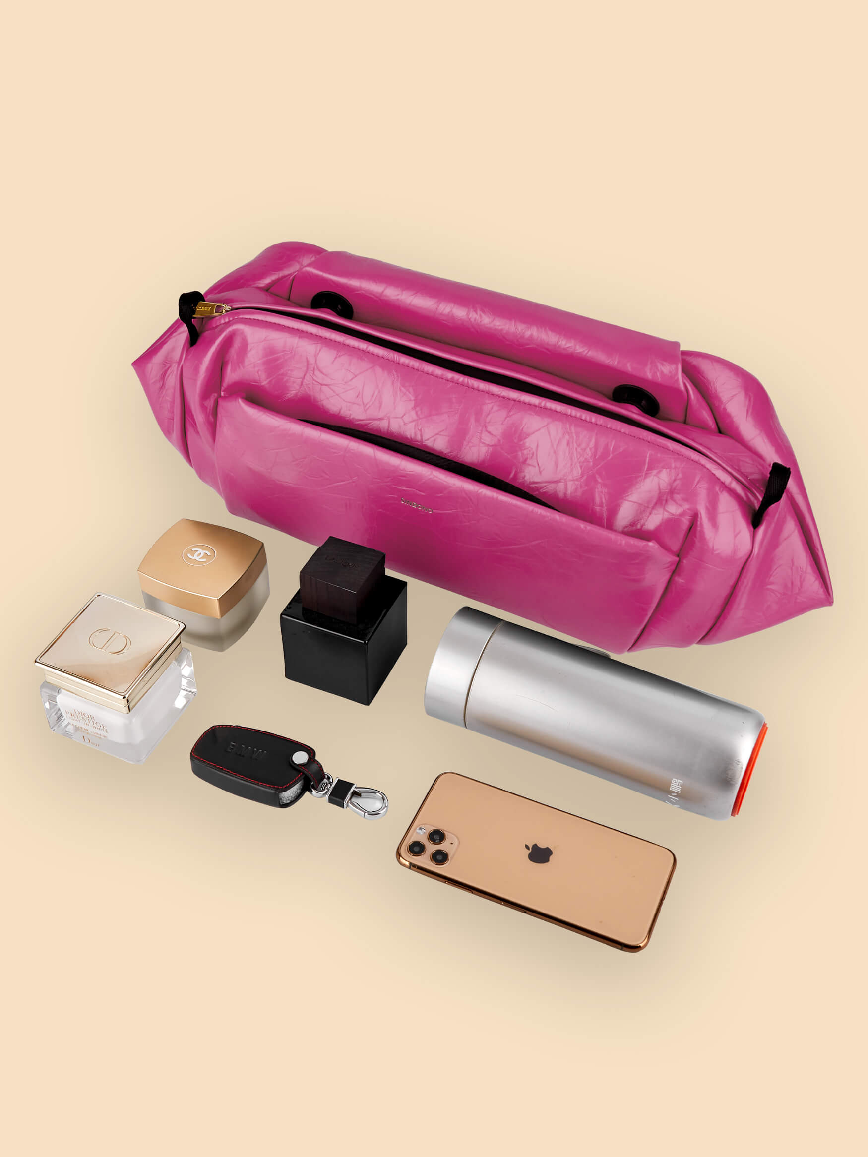 Ecozen Multi-Purpose Yogi Bag - Bright Pink