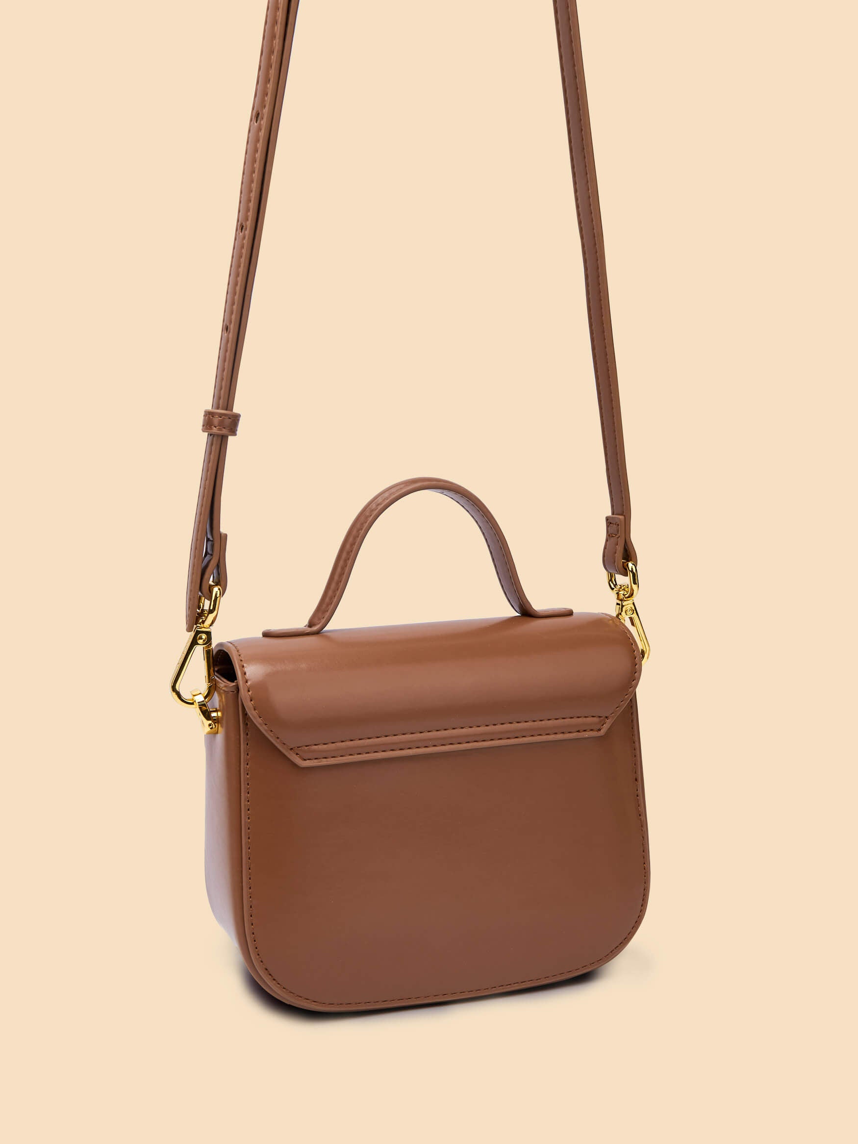 SINBONO Grace Top Handle Crossbody Bag Brown
