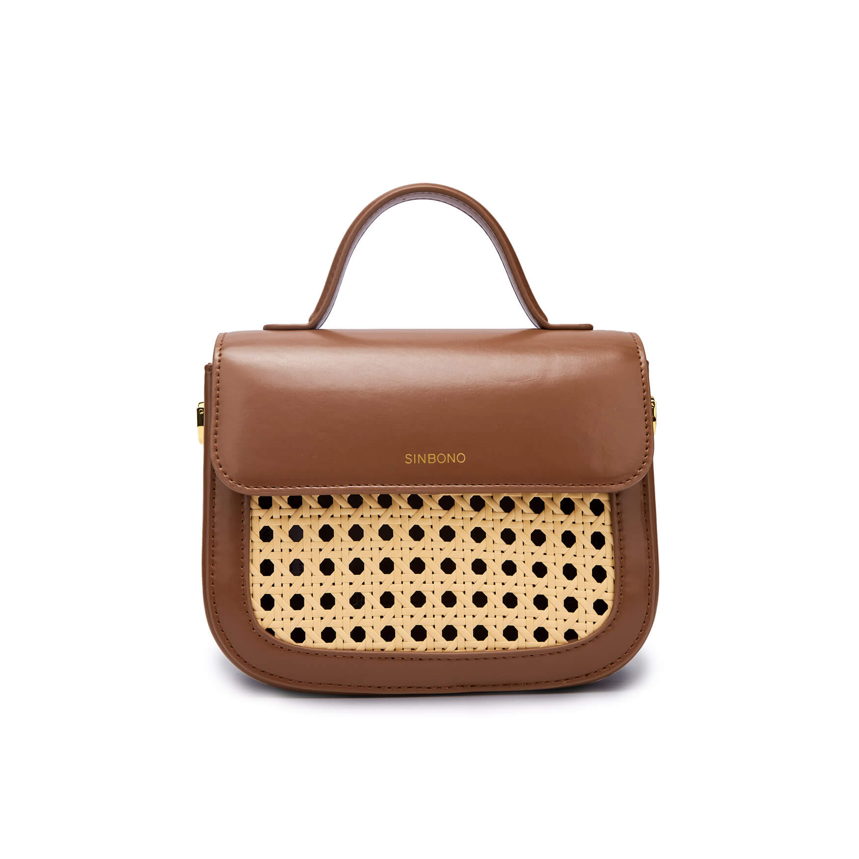 SINBONO Grace Top Handle Crossbody Bag Brown