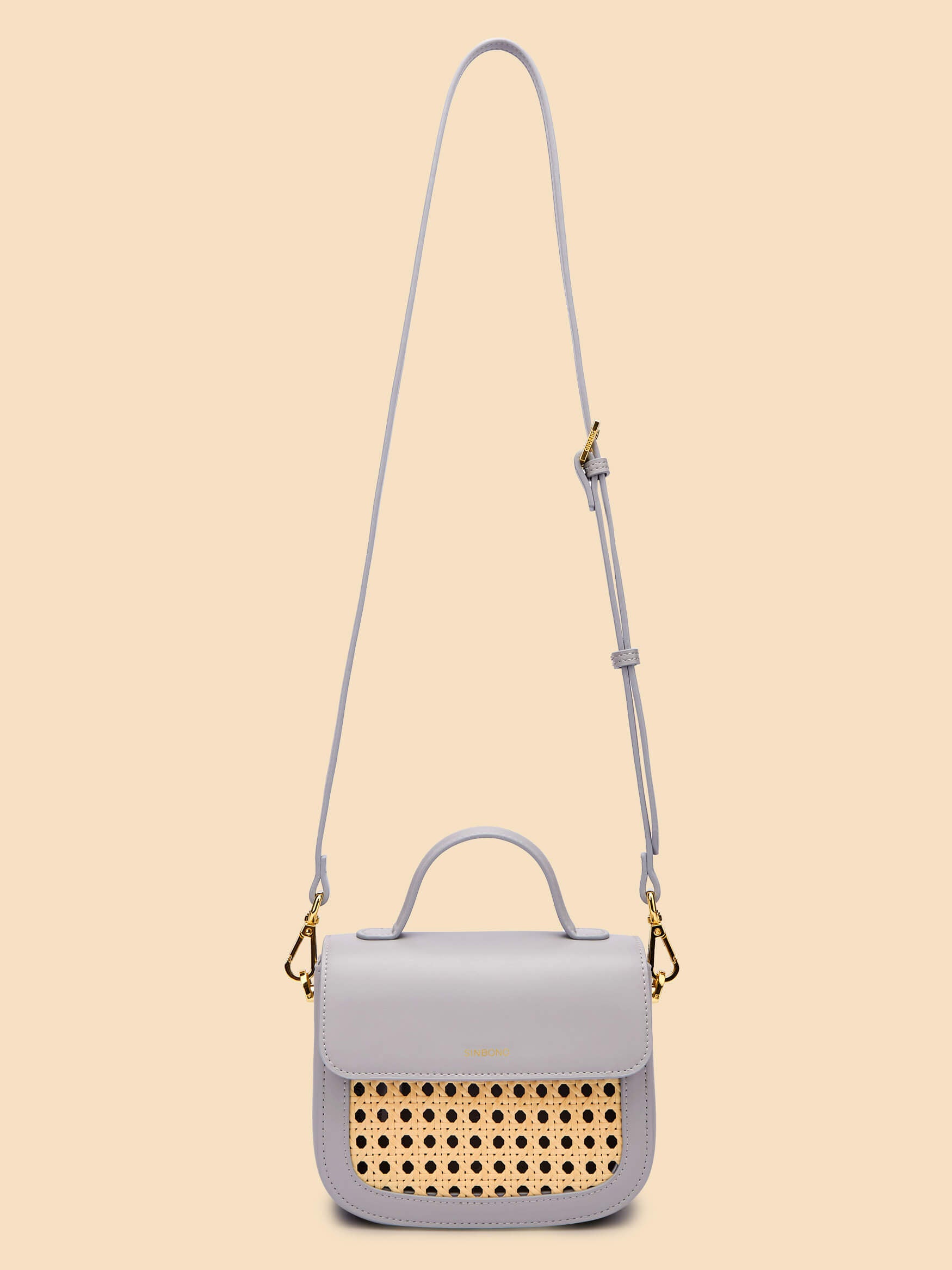 SINBONO Grace Top Handle Crossbody Bag Gray