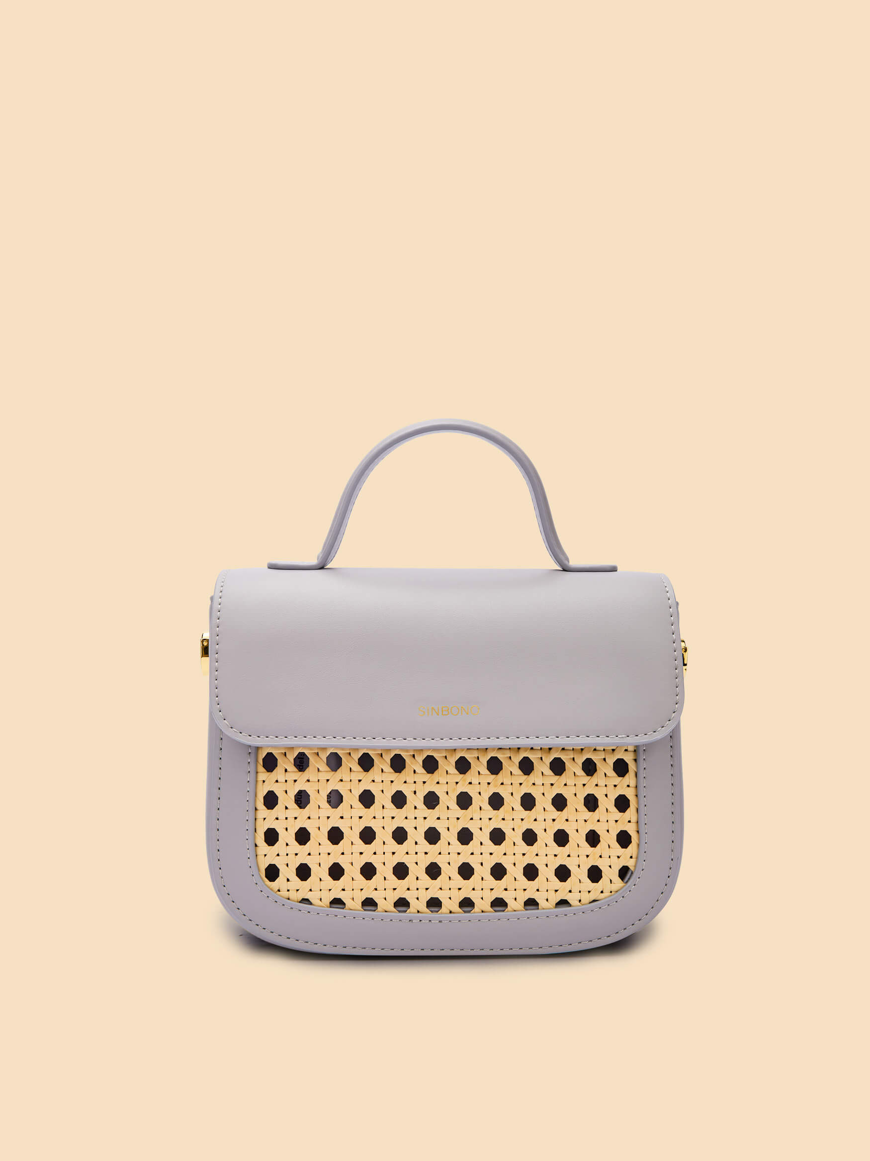 SINBONO Grace Top Handle Crossbody Bag Gray